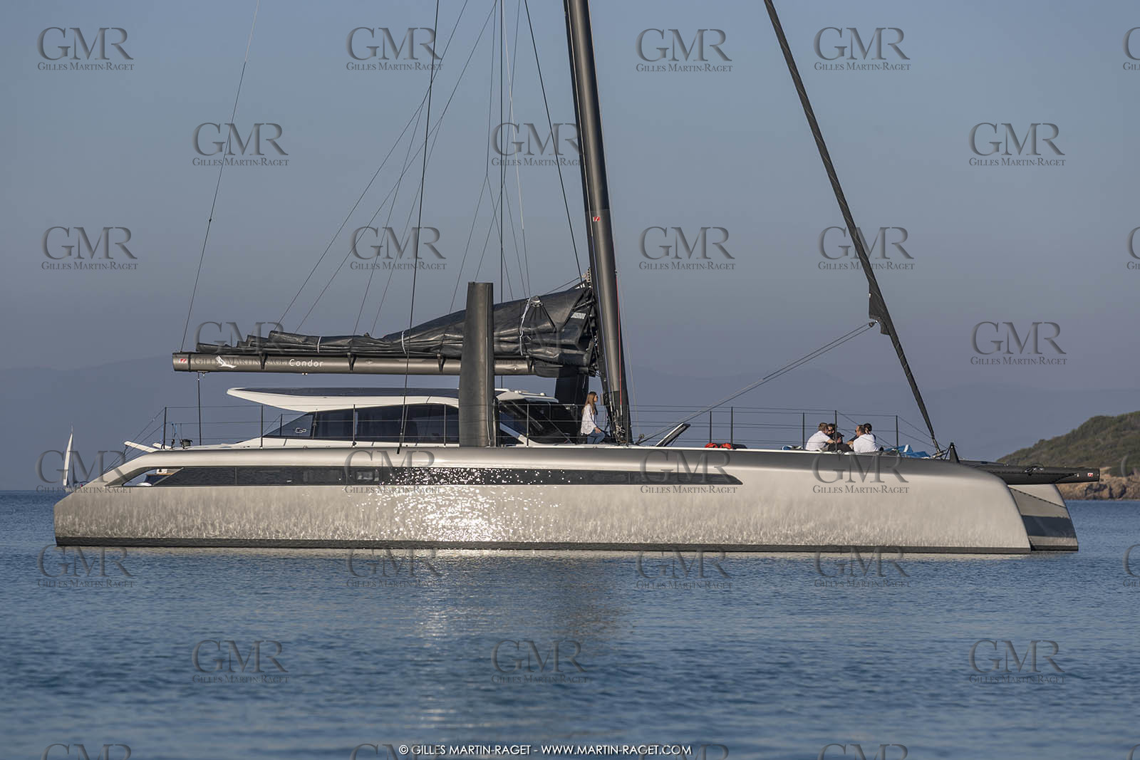 16 02 2019, Porquerolles (FRA,83), Gunboat 68 sail testing  3