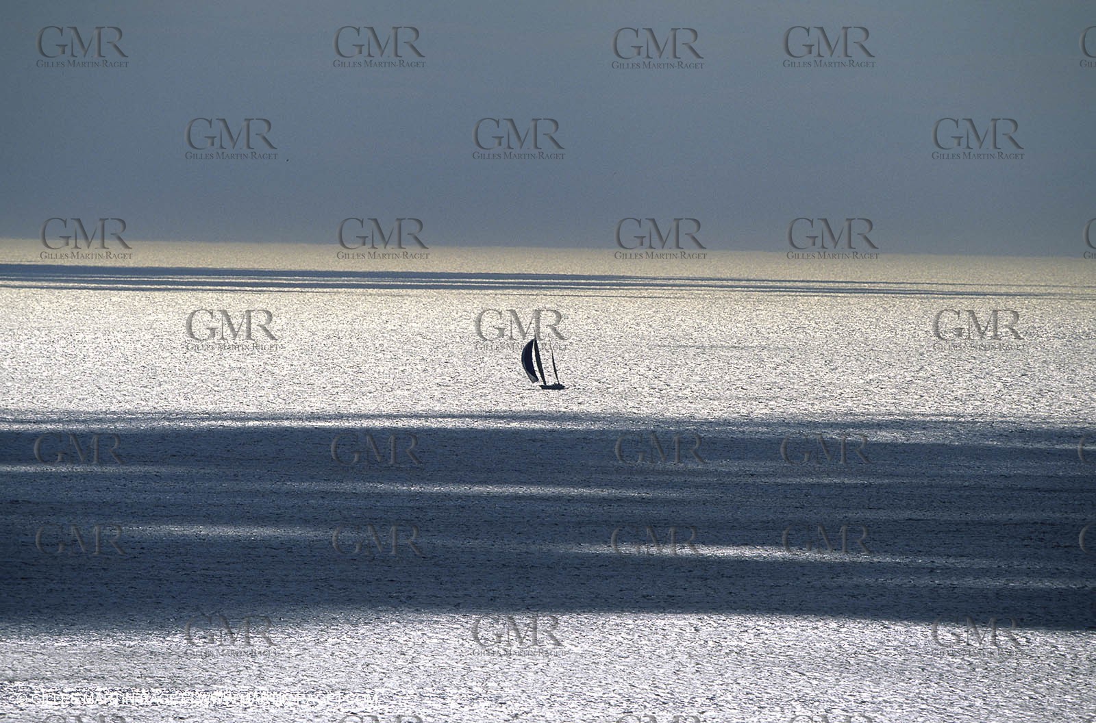 Crusing monohull sailing