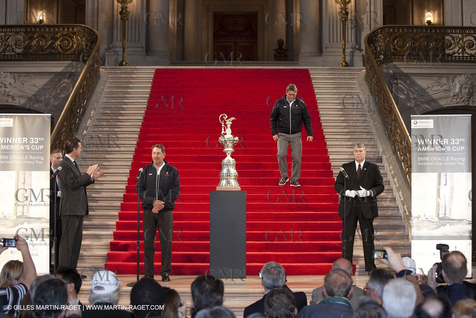 - San Francisco (USA,CA) - 33rd America's Cup - BMW ORACLE Racing - USA Victory Tour - Day 2 -Reception at City Hal