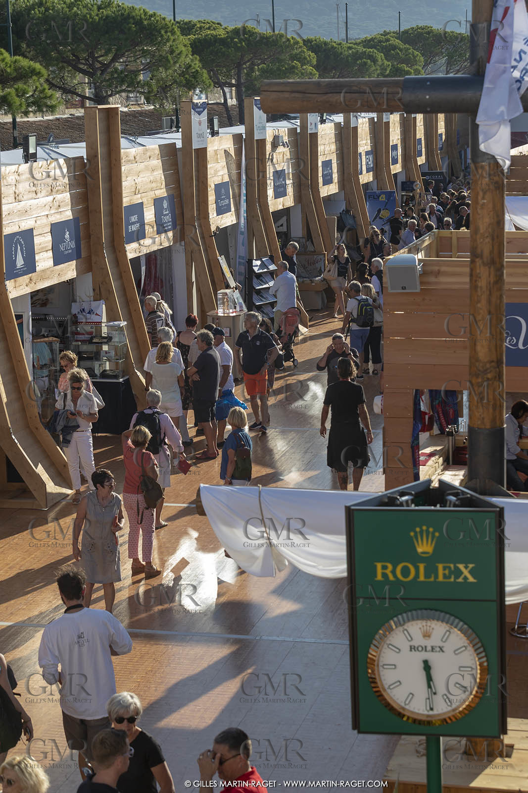 29 09 2018, Saint-Tropez (FRA,83), Voiles de Saint-Tropez 2019, Arrival Cannes-Saint-Tropez and trainings, inauguration du village