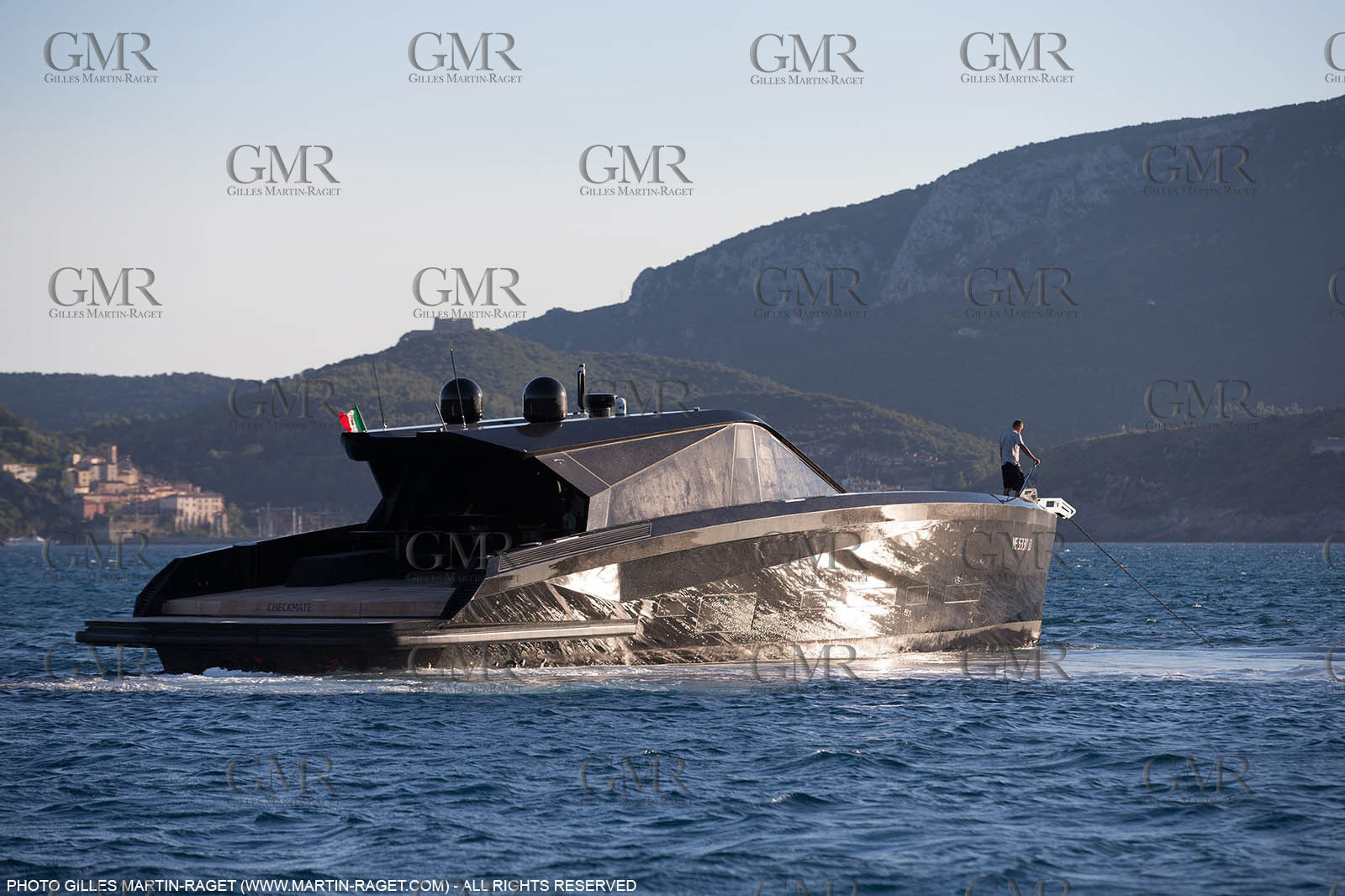 20 07 2016, Cala Galera (ITA), WallyYachts, Wally Power 75 Checkmate