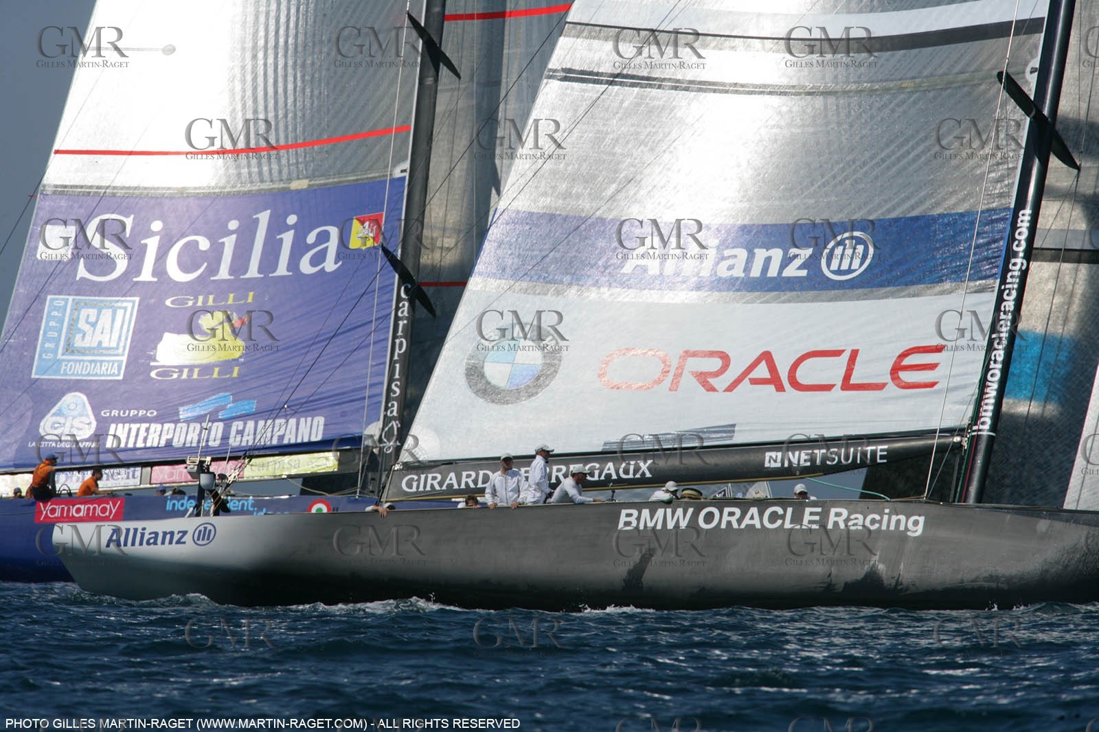 6 05 2007-Valencia (Spain)- 32nd America's Cup - Louis Vuitton Cup - RR2 - Day 8 - BMW ORACLE Racing