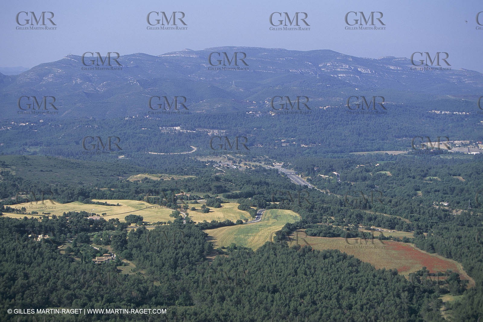 France, Provence, Pays d'Aubagne, collines de Marcel Pagnol