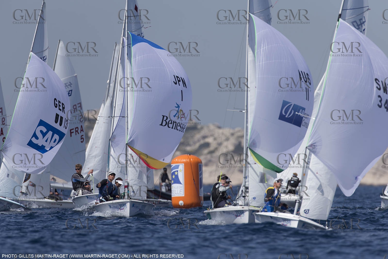 10 04 2015, Marseille (FRA), Yachting Club de la Pointe Rouge - Coupe Internationale de Printemps des 470, Day 3
