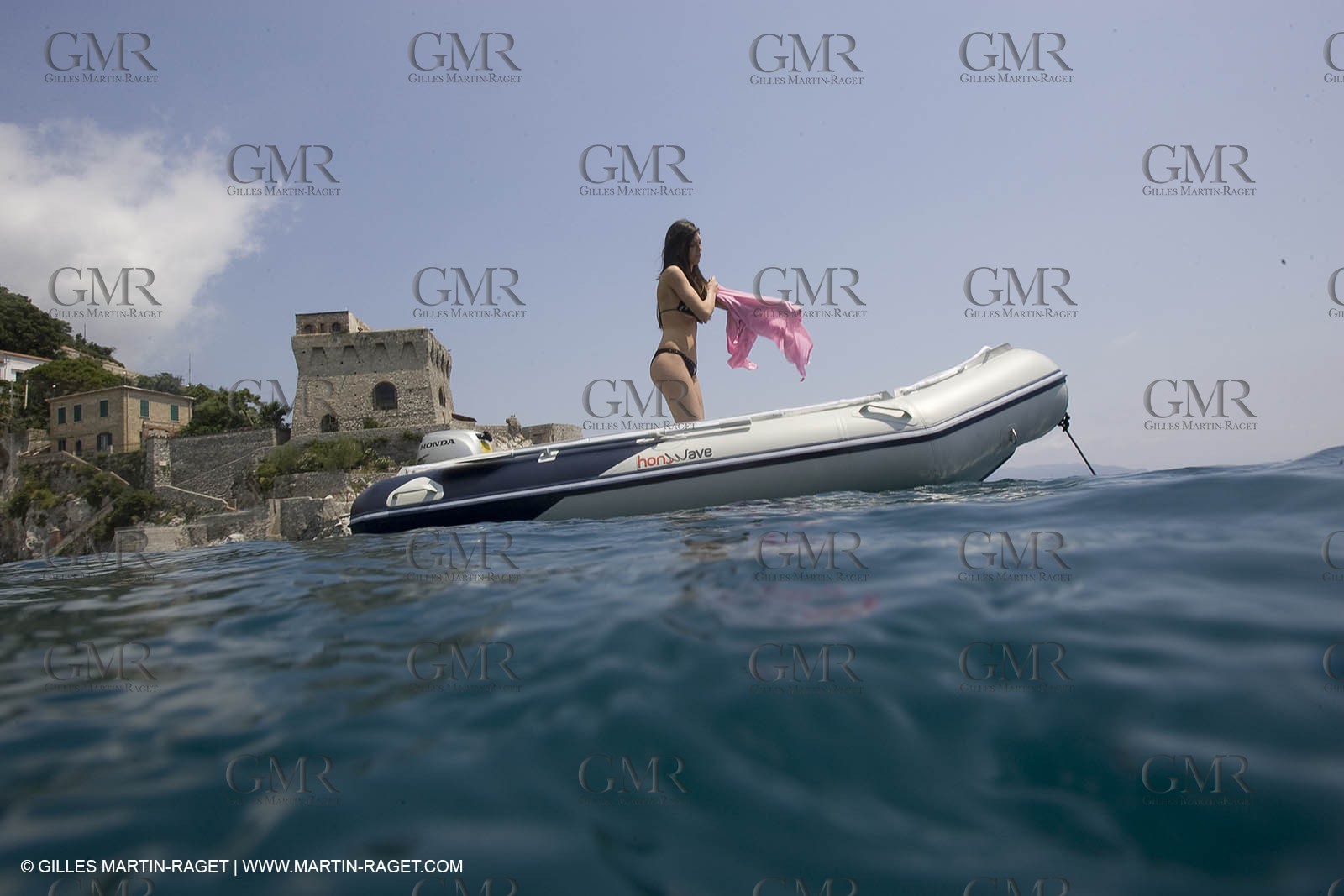 Motor boat mooring