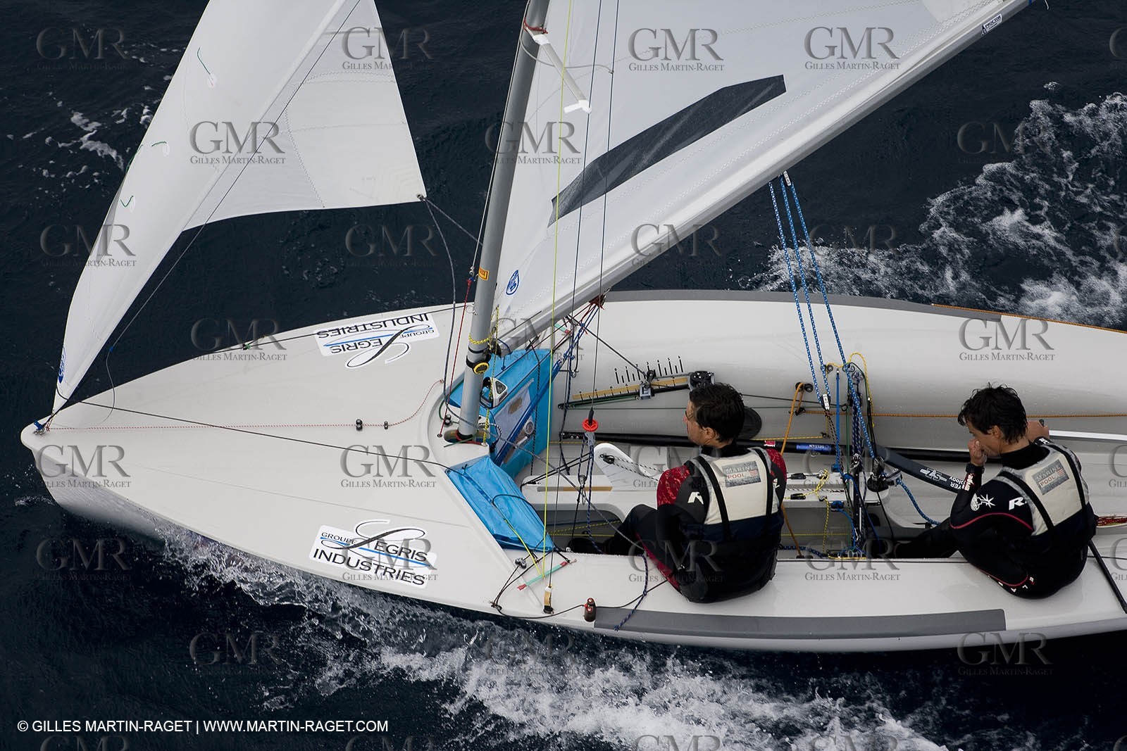 26 04 2007 - 2007 Semaine Olympique Française - Hyères (South of France) - Day 5 - Team France - 470 Homme - Bonnaud-Bonnaud