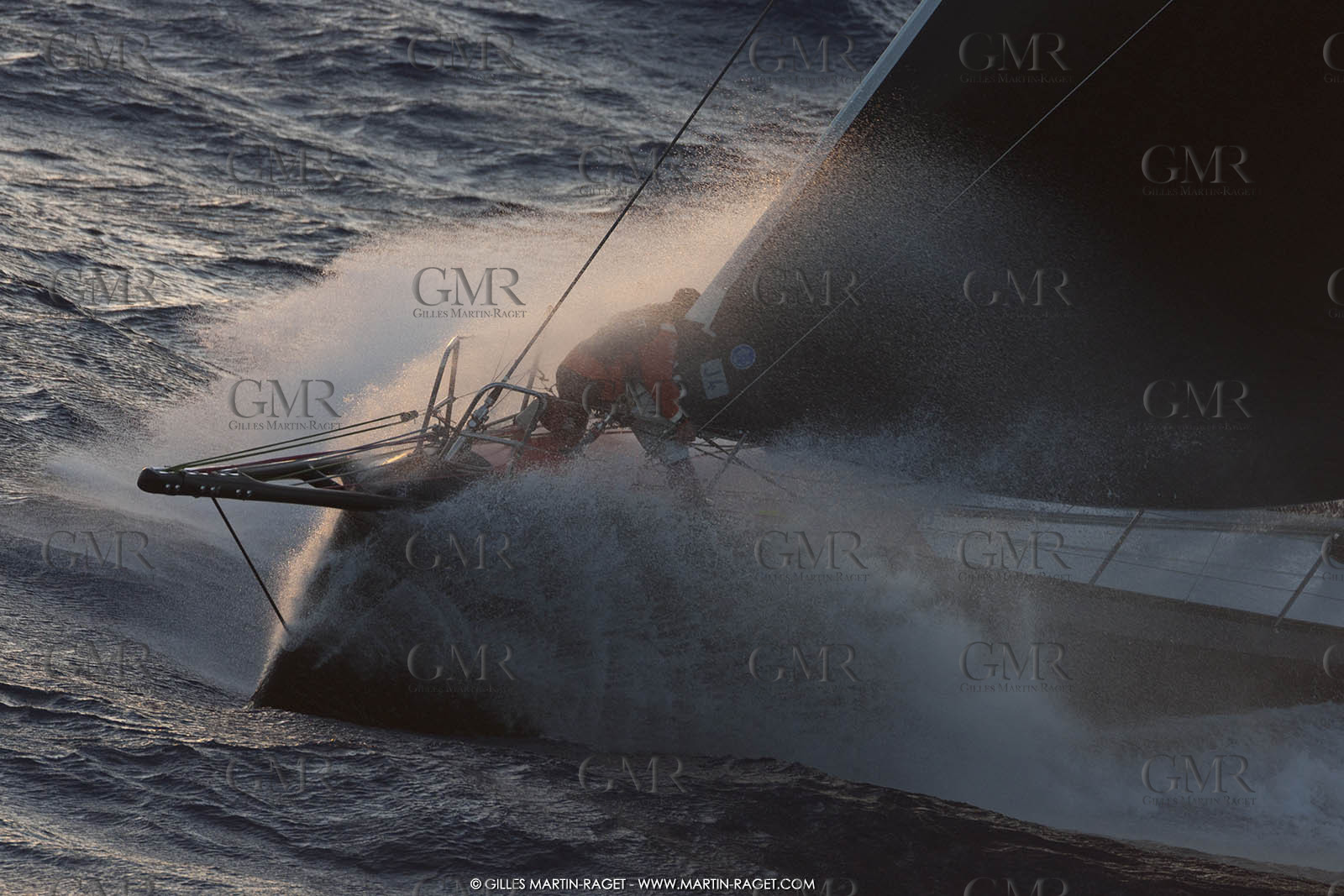 09 10 2017, Calvi (FRA,20), VOR 70 Babsy, Tentative de record autour de la Corse à la voile, skipper Franck Cammas