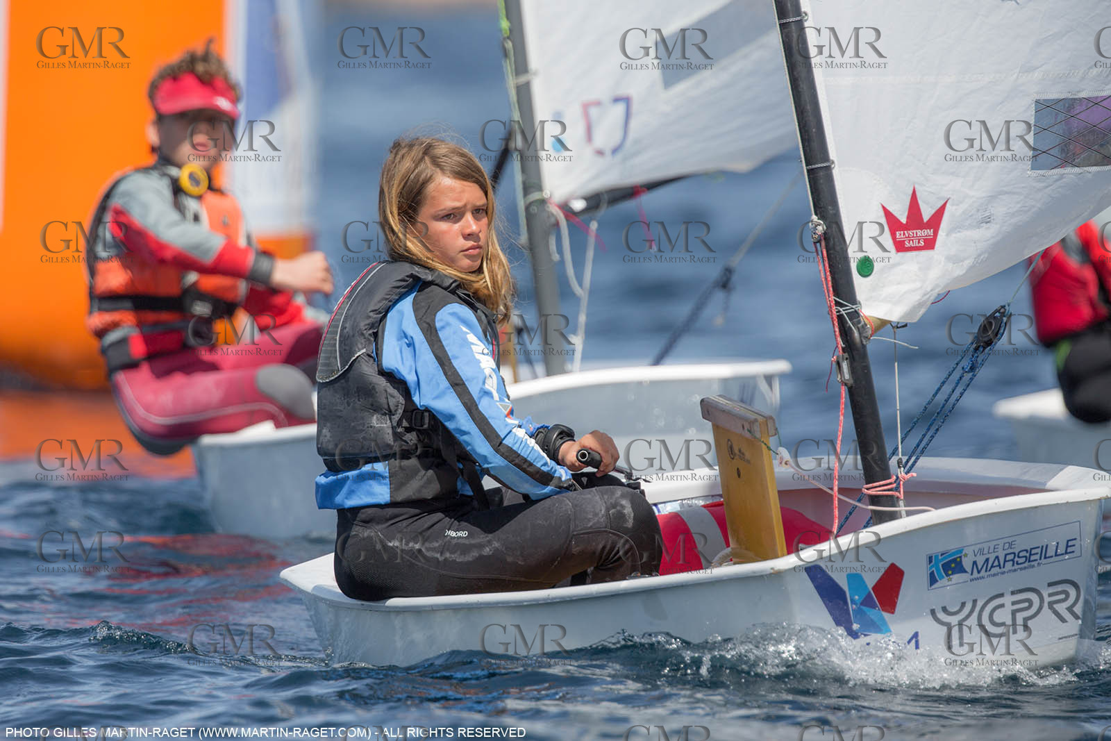 14 04 2016, Marseille (FRA,13), SNIM Dériveurs, Coupe Internationale de Printemps Optimist, Day 4