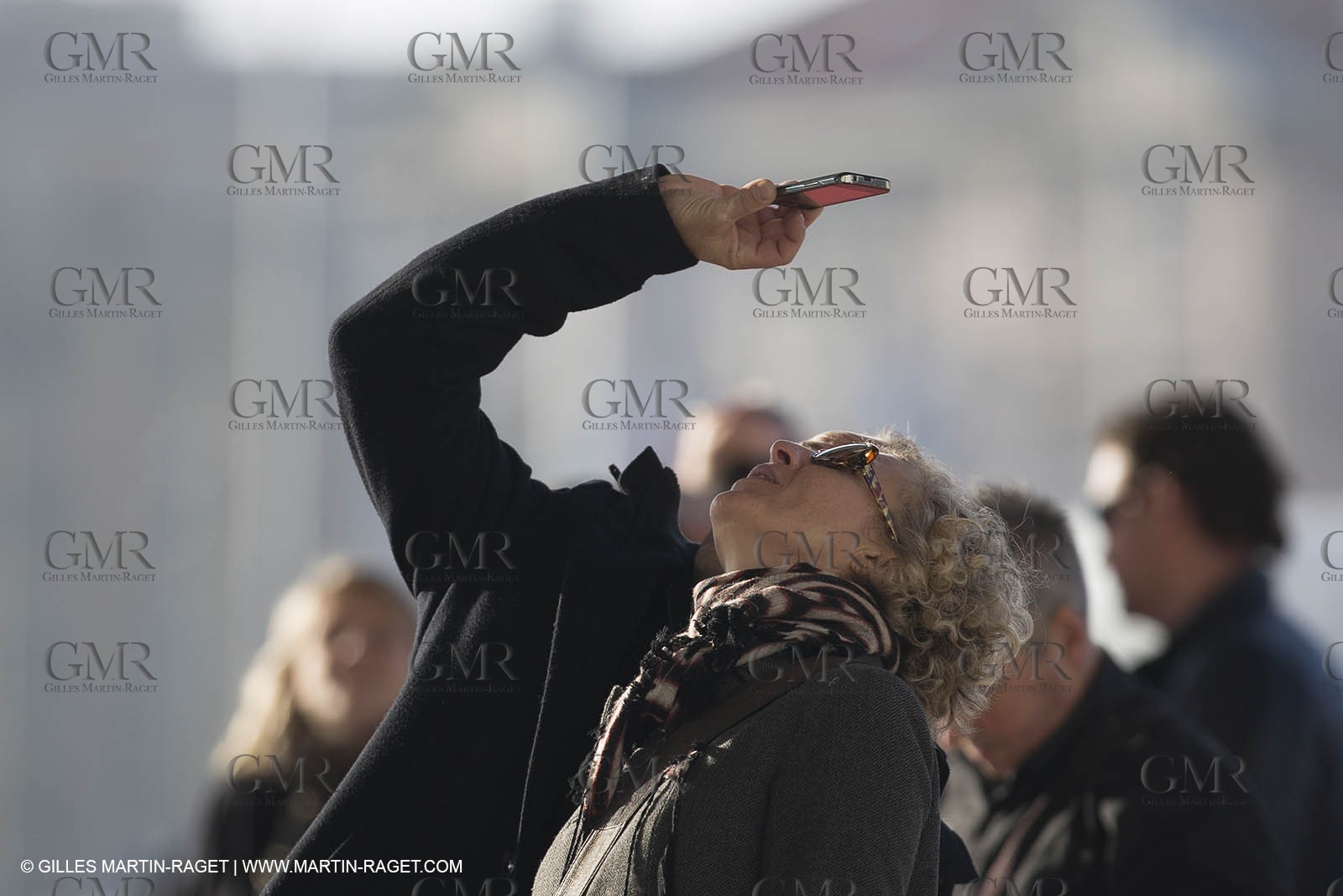 02 02 2013- Marseille (FRA,13) Inauguration de l'ombrière et du Vieux Port semi-piétonnier