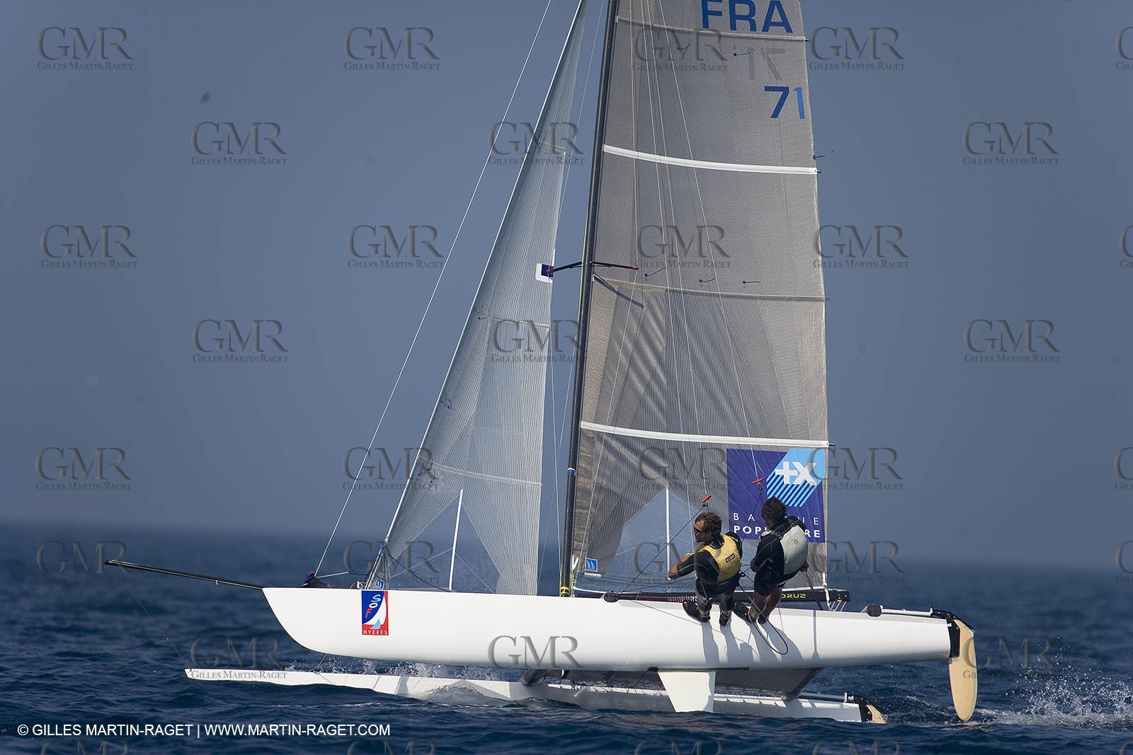 22 04 2007 - 2007 Semaine Olympique Française - Hyères (South of France) - Day 1 - Team France - Tornado - Guichard-Guyader