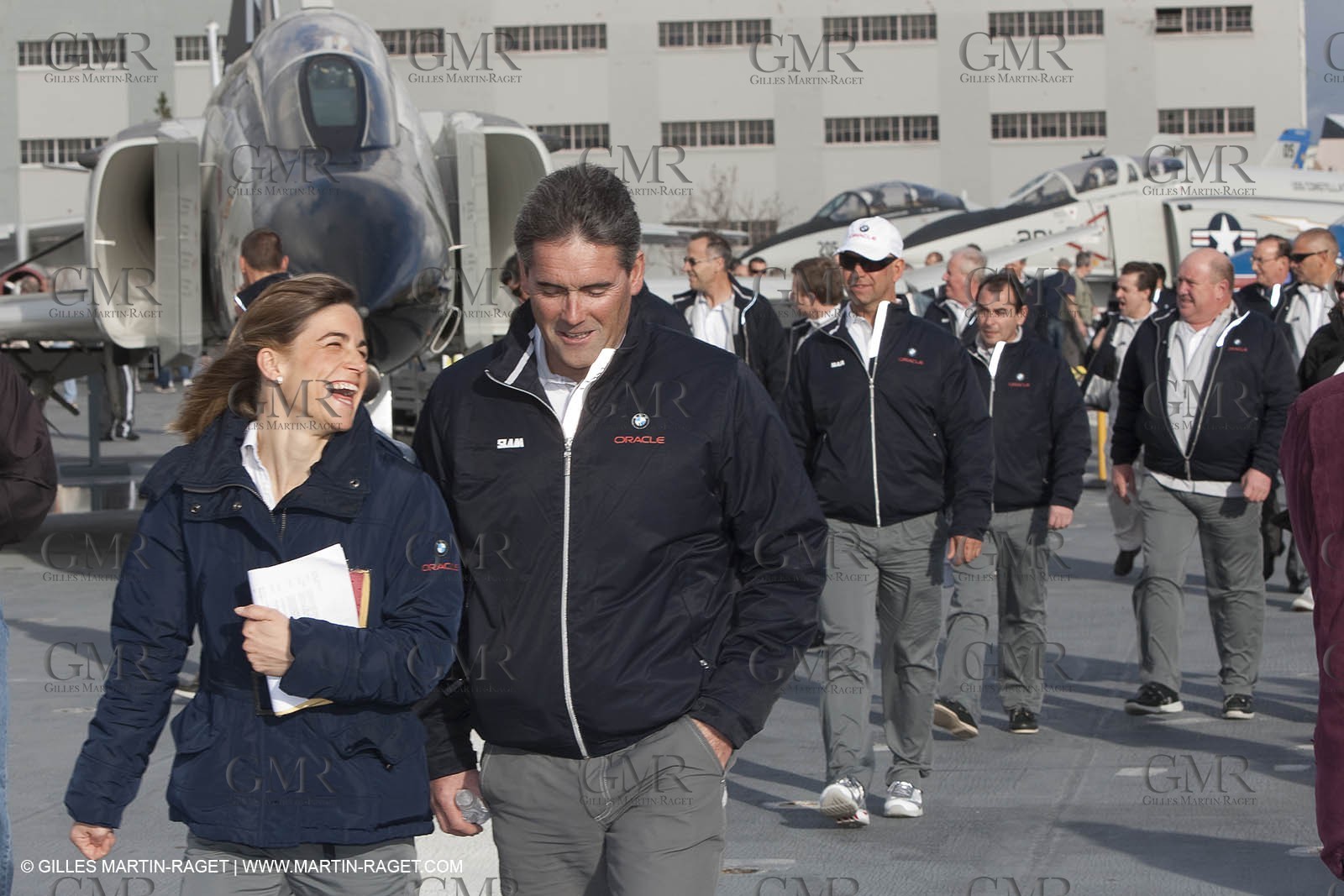 21 02 2010 - Valencia (ESP) - 33rd America's Cup - BMW ORACLE Racing - USA Victory Tour - Day 3 - Cup in San Diego