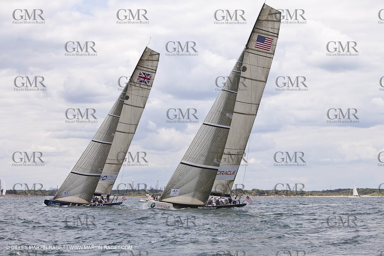 02 08 2010 - Cowes (UK, IOW) - The 1851 Cup -  BMW ORACLE Racing - Training Day.