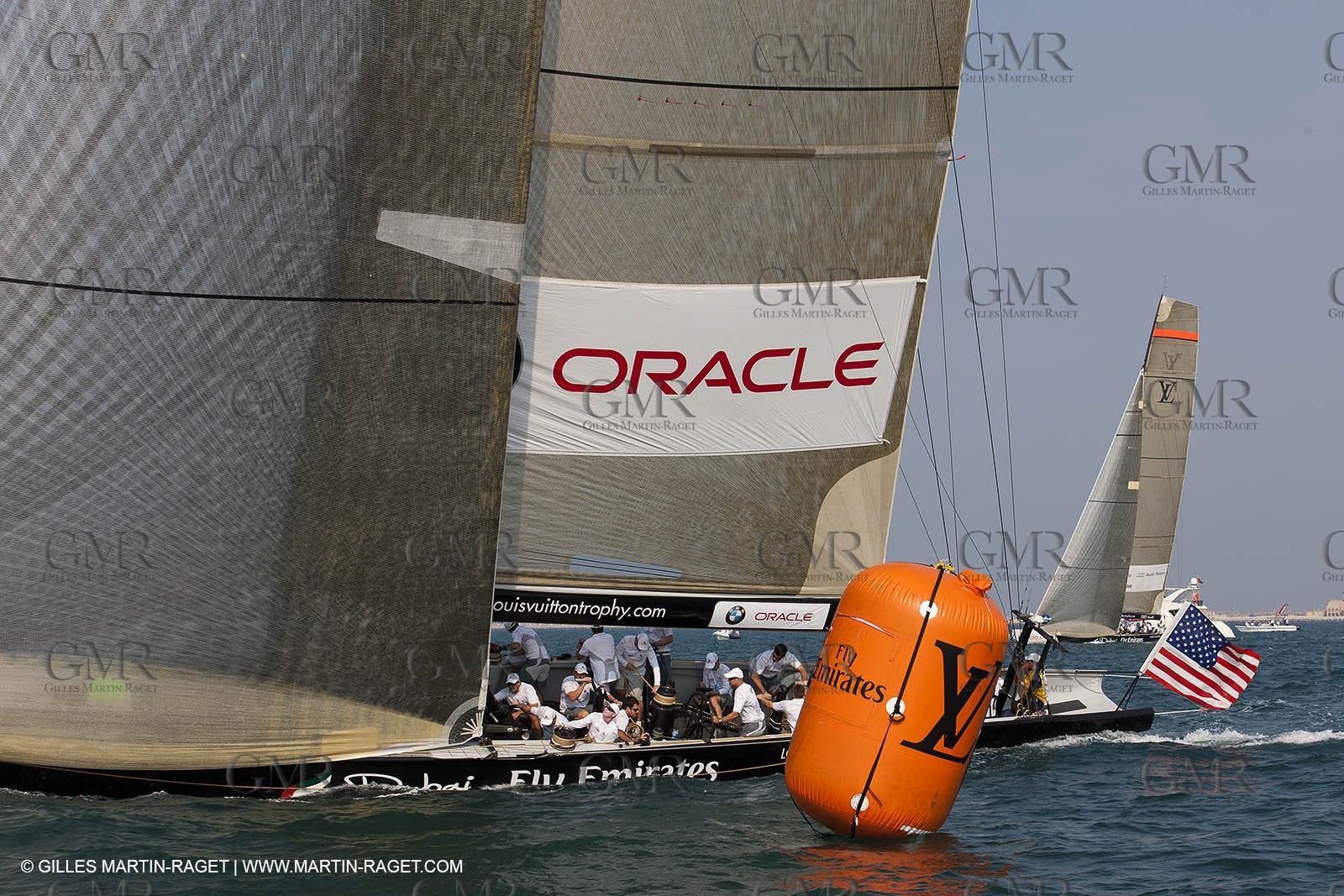 23 11 2010 - Dubai (UAE) - Dubai Louis Vuitton Trophy -  Round 2 - BMW ORACLE Racing Vs Mascalzone Latino