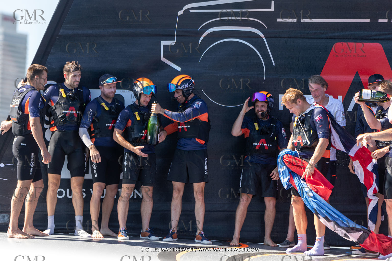 04 10 2024, Barcelona (ESP), 37th America's Cup, Louis Vuitton Cup Final, Race Day 7