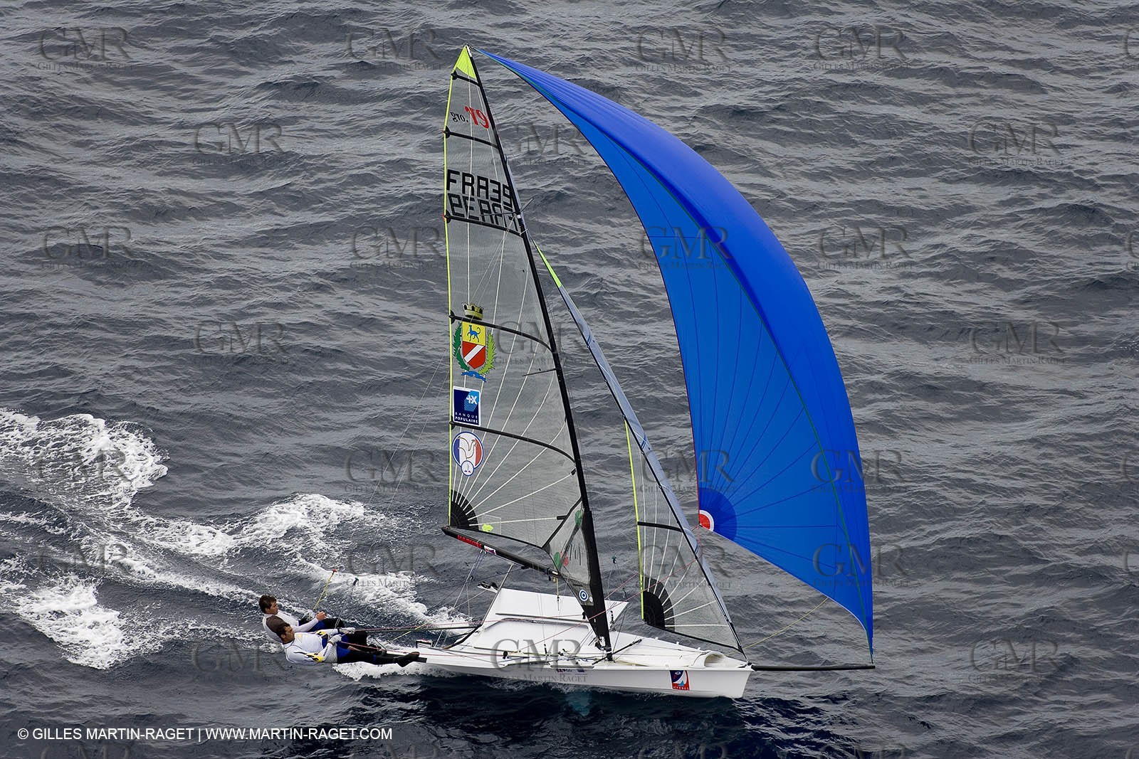 26 04 2007 - 2007 Semaine Olympique Française - Hyères (South of France) - Day 5 - Team France - 49er - LAGRAVIERE-CHRISTIDIS