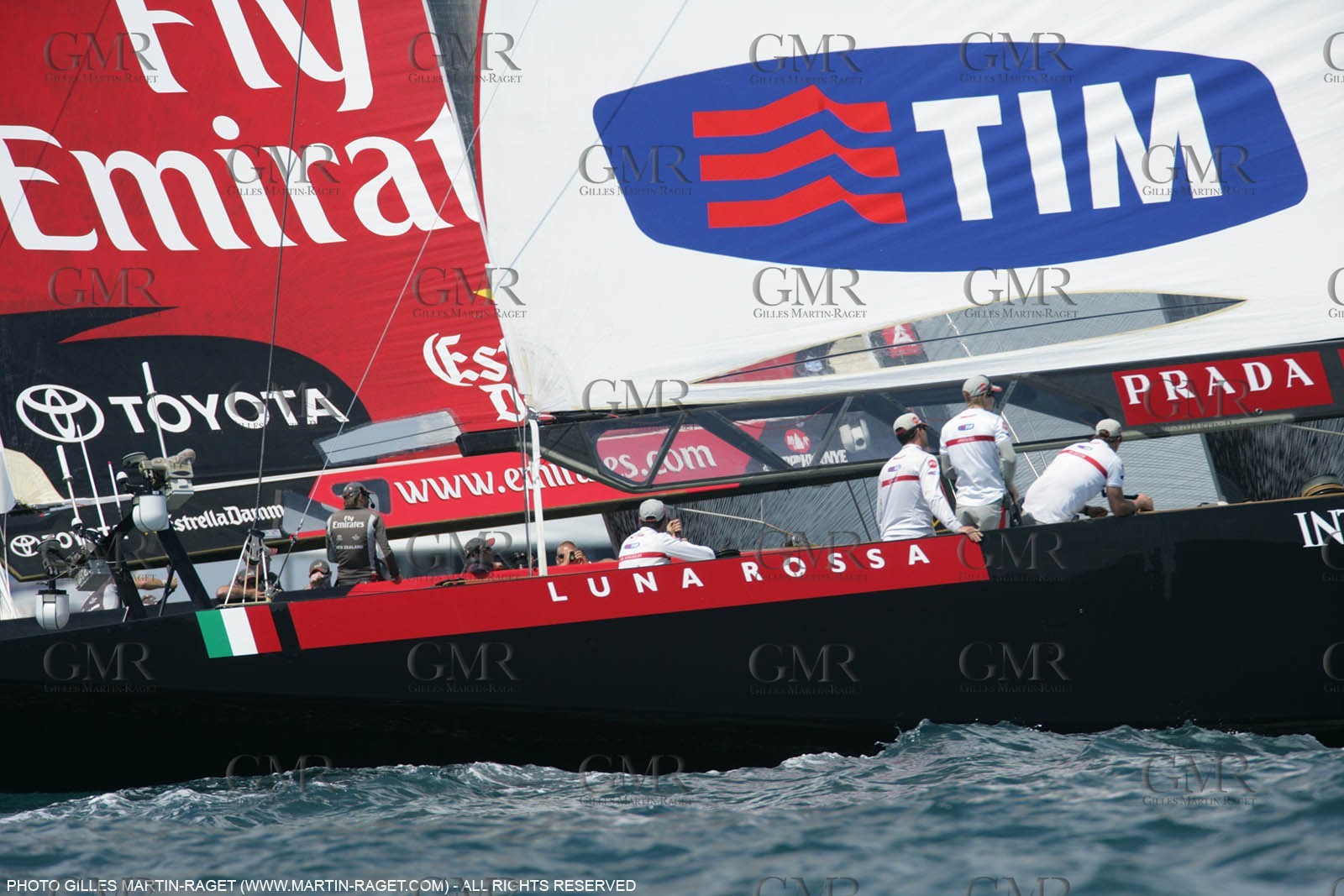 06 06 2007-Valencia (Spain)- 32nd America's Cup - Louis Vuitton Cup Final - Day 5