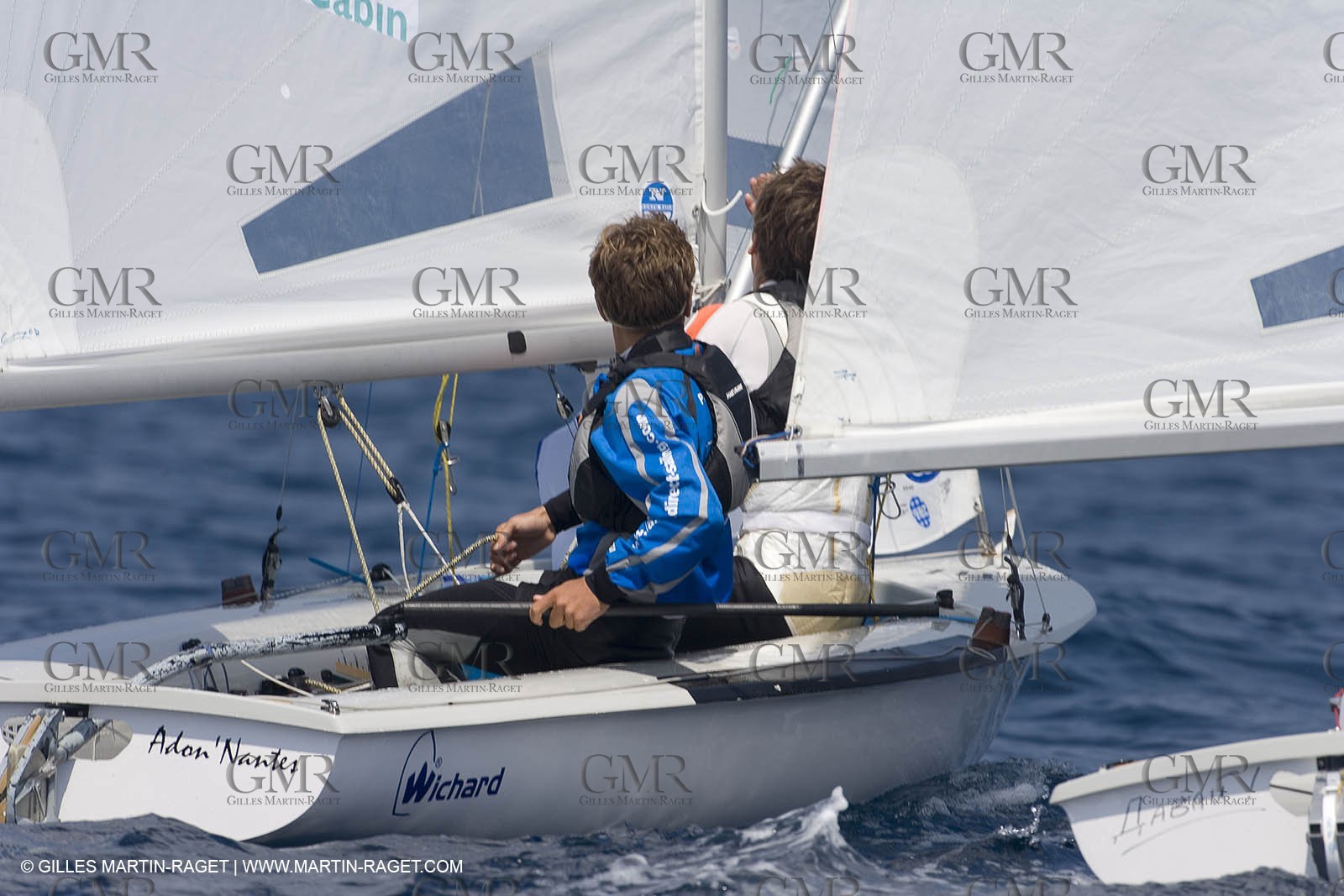 24 04 2007 - 2007 Semaine Olympique Française - Hyères (South of France) - Day 3 - Team France - 470 Homme - Leboucher-Garos