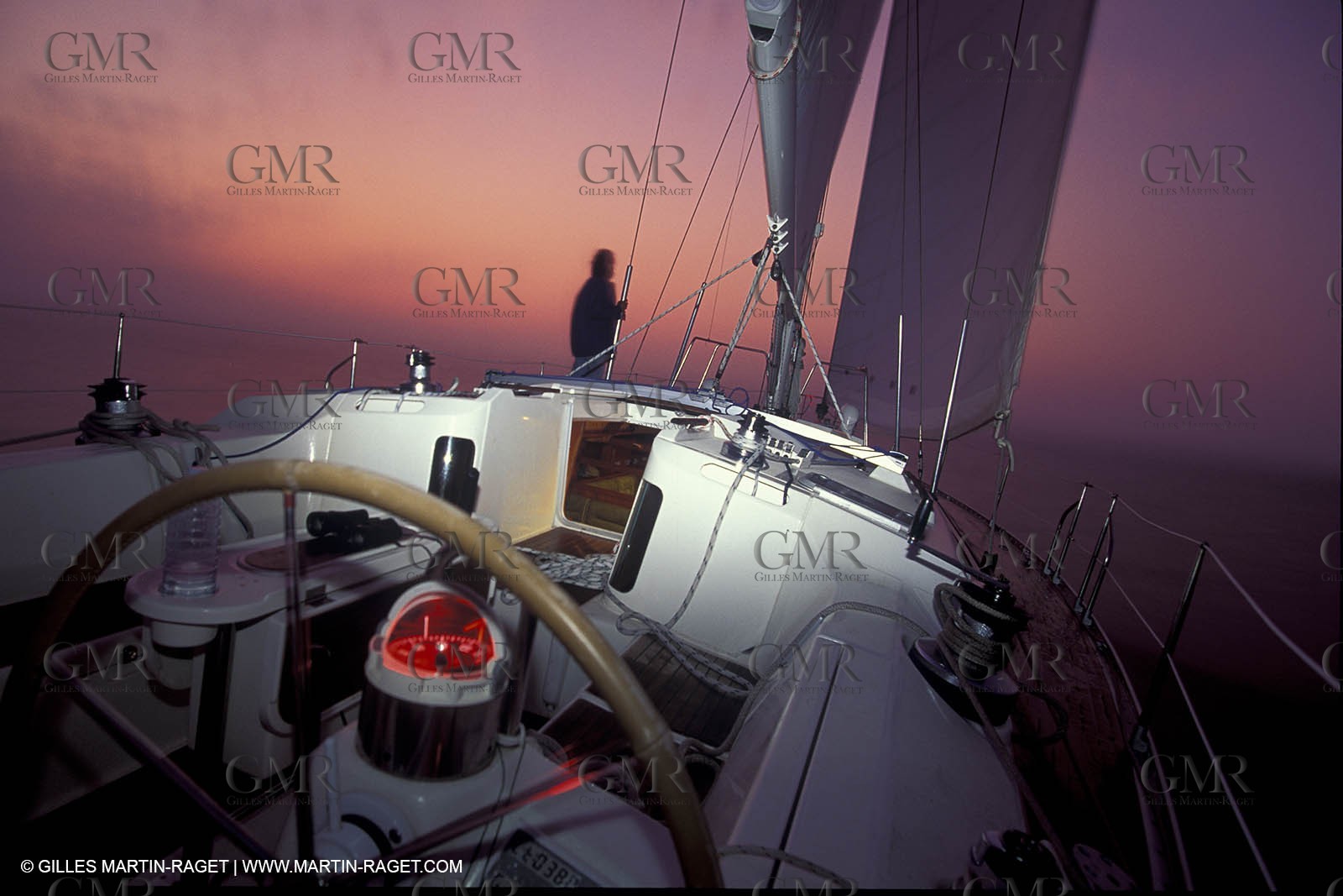 Sail - Cruising - People - At night