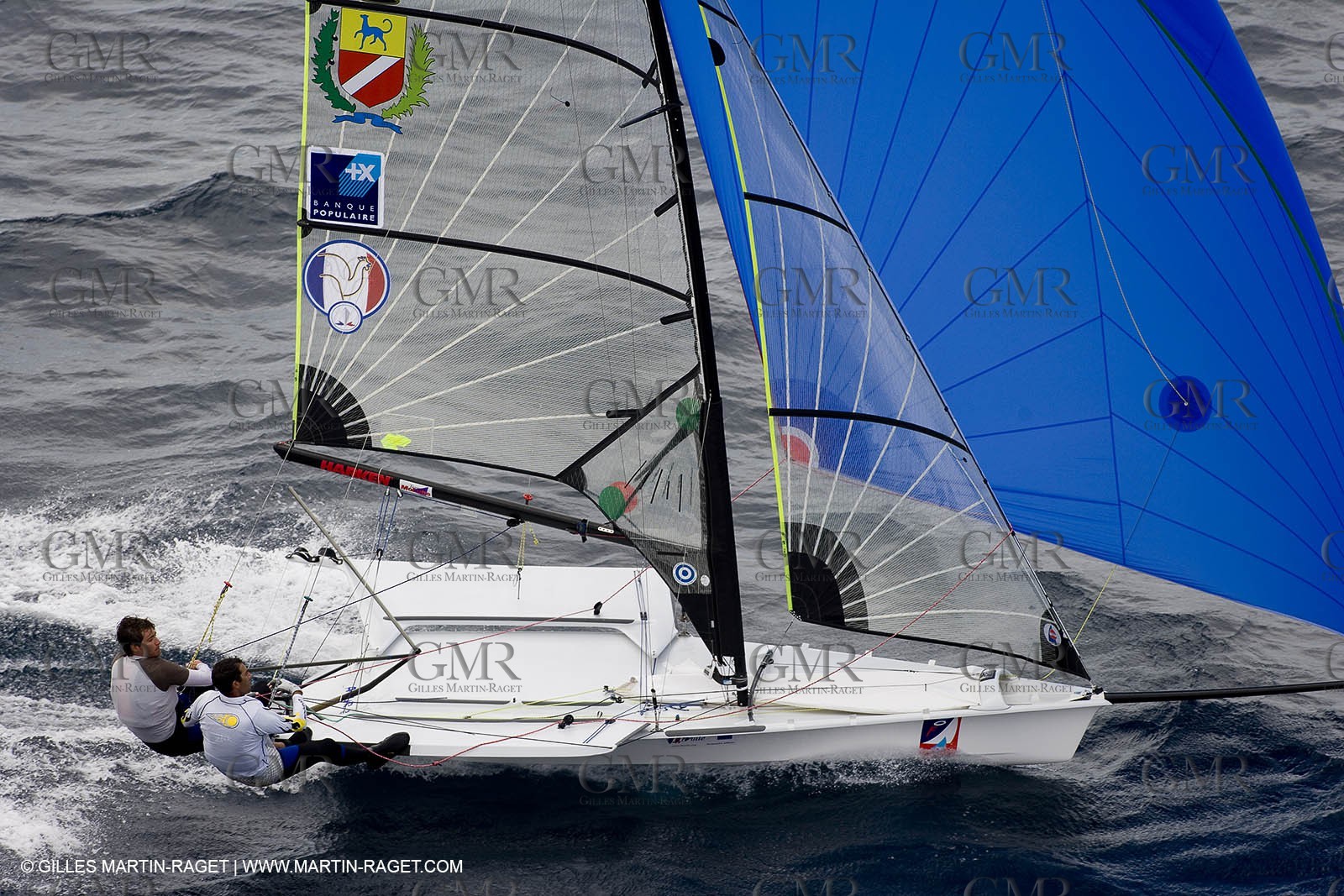 26 04 2007 - Semaine Olympique Française 2007 - Hyères - Jour 5 - Team France - 49er - LAGRAVIERE-CHRISTIDIS