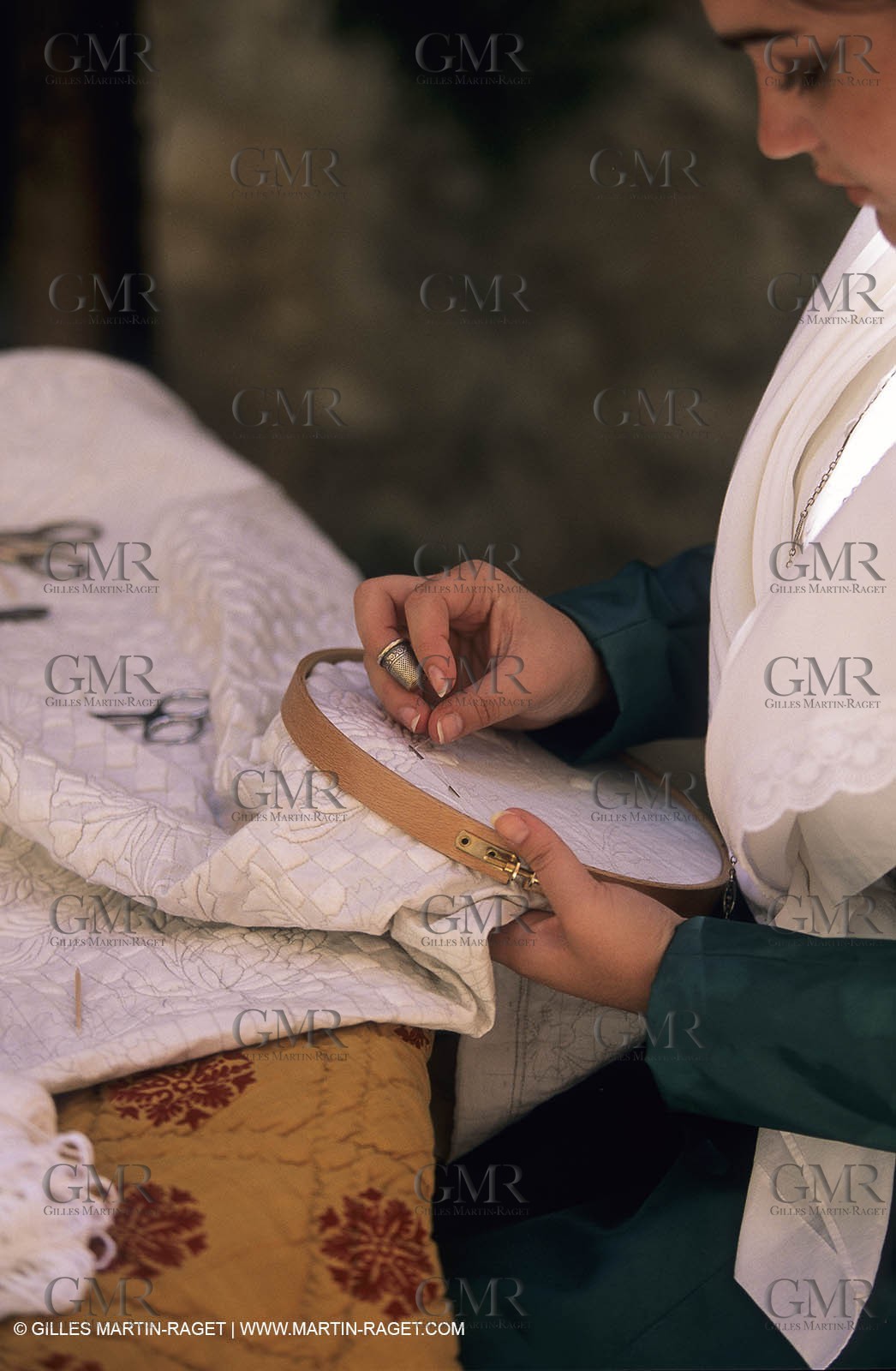 Boutis - cloths from Provence - Souleiado museum - Tarascon (FRA,13)