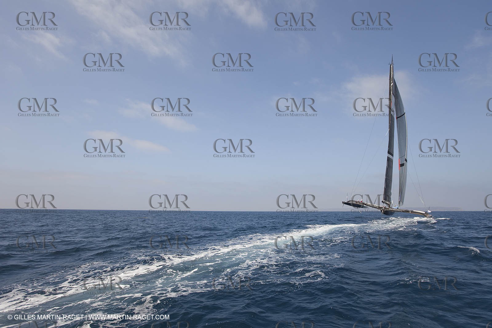 17 08 2009 - San Diego (USA,CA) - 33rd America's Cup - BMW ORACLE Racing - 90 ft Trimaran testings