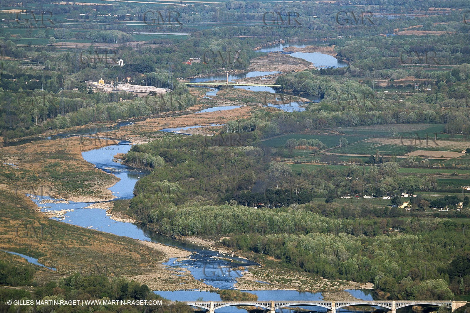 Durance river valley