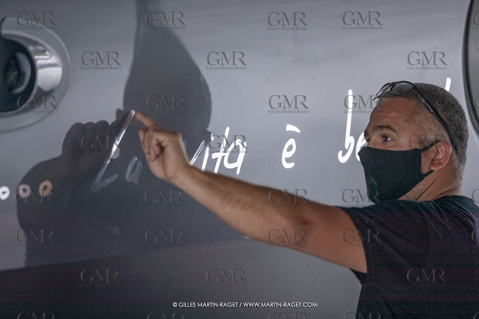 21 07 2020, La Grande Motte (FRA), Gunboat, Gunboat 68 SeaTilt out of the shed