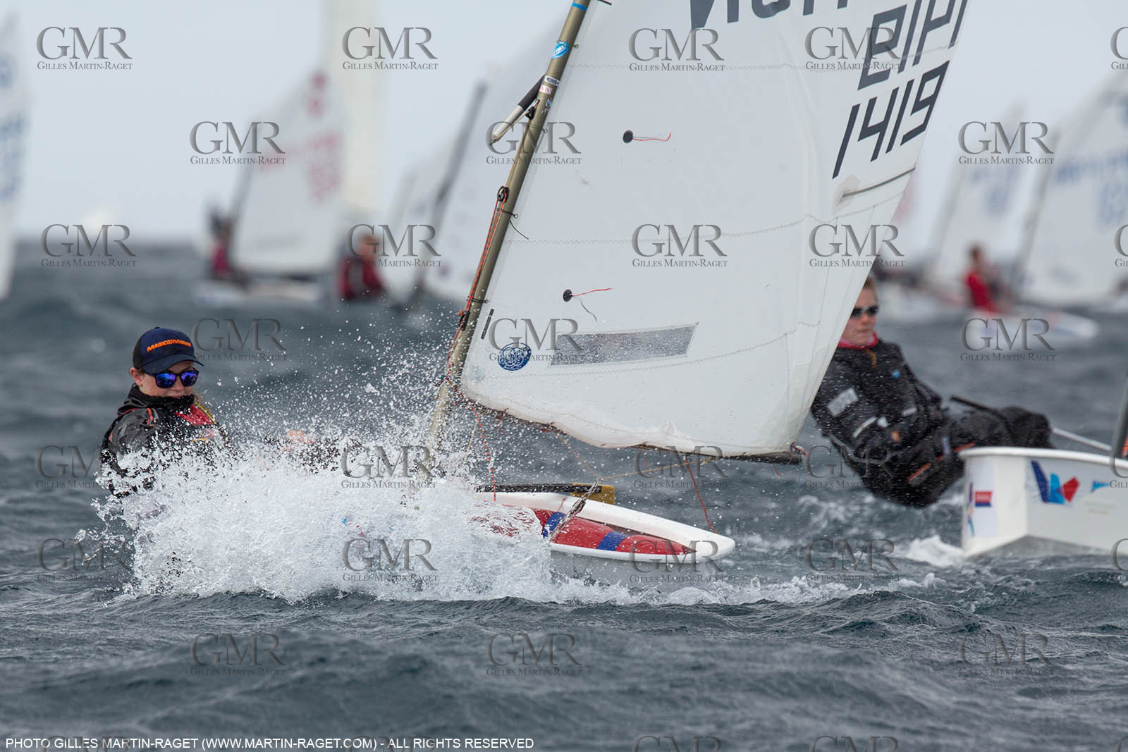 15 04 2016, Marseille (FRA,13), SNIM Dériveurs, Coupe Internationale de Printemps Optimist, Final Day
