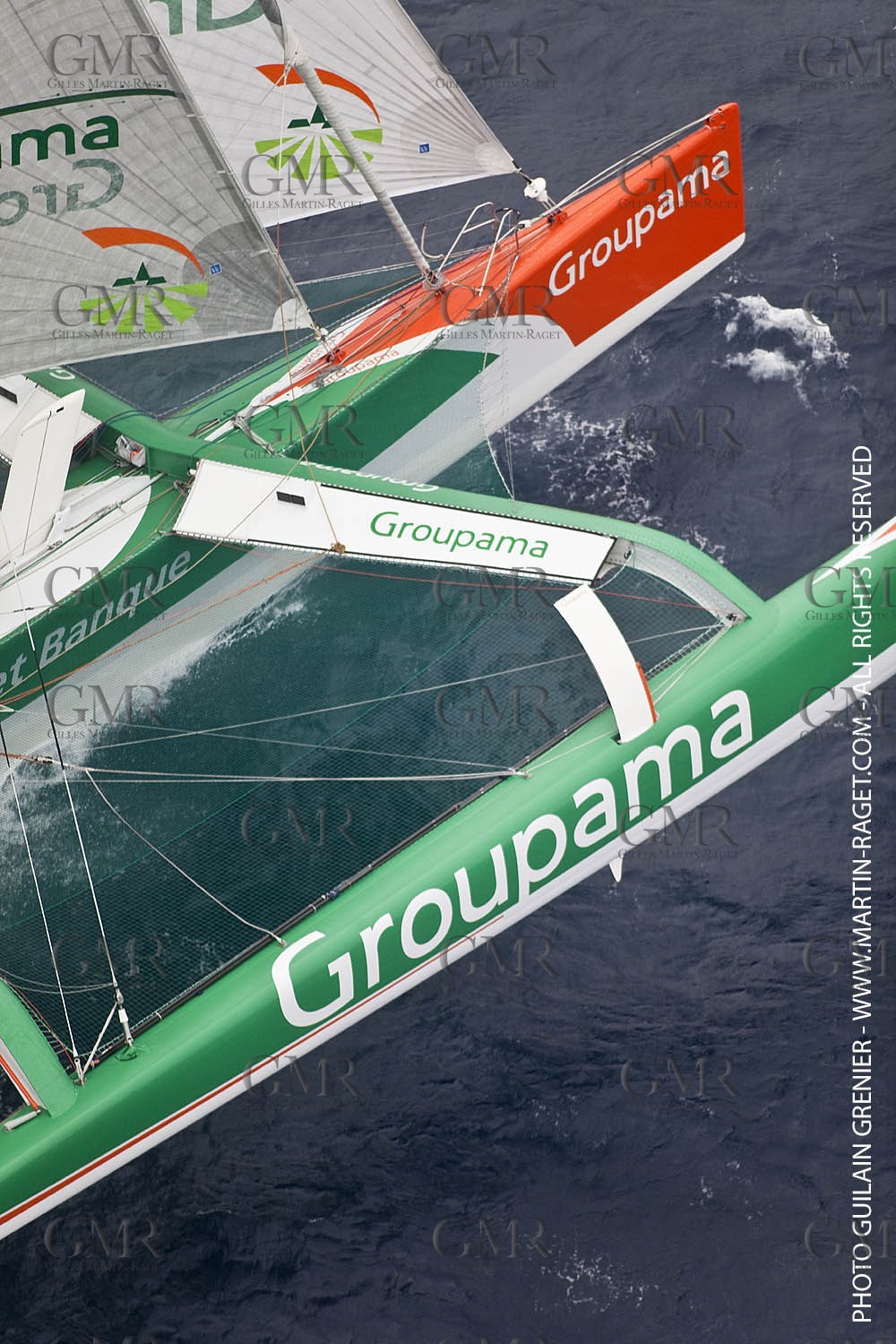 05 14 09 - Marseilles - Mediterranean Record - Groupama 3 - Franck Cammas - G Class - Start from Marseilles to Carthage (Tunisia)