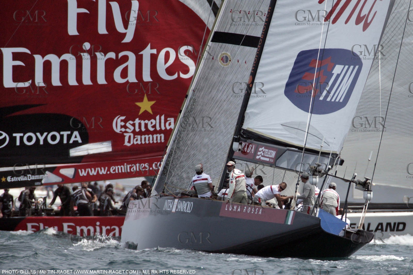 06 06 2007-Valencia (Spain)- 32nd America's Cup - Louis Vuitton Cup Final - Day 4