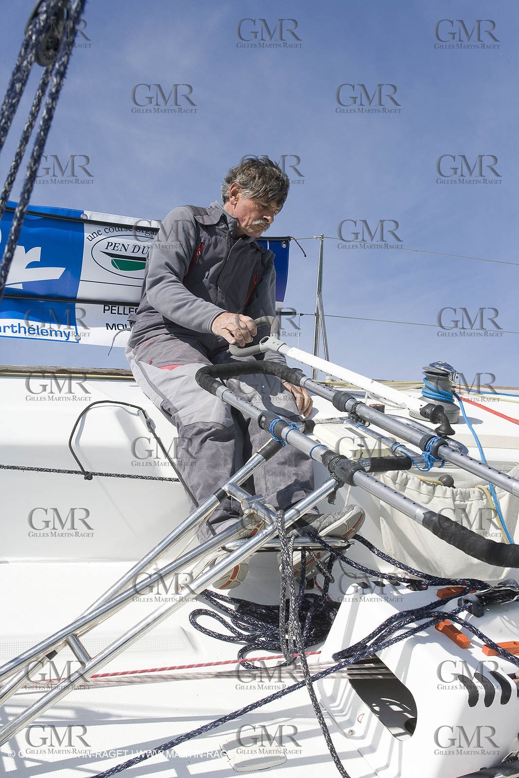 27 03 08- La Grande Motte- (FRA,34) Transat AG2R 2008- Jean-Paul Mouren- Laurent Pellecuer