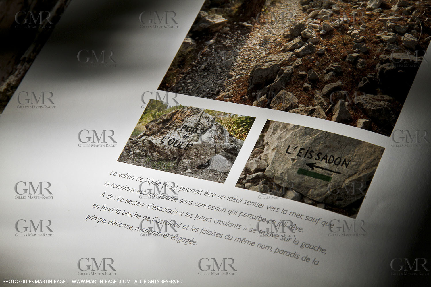 09 11 2010 - Marseille (FRA,13) - Photos du livre Calanques, si proches, si lointaines, Ed. Cres, Texte Juliette Lembot, Photos Gilles Martin-Raget