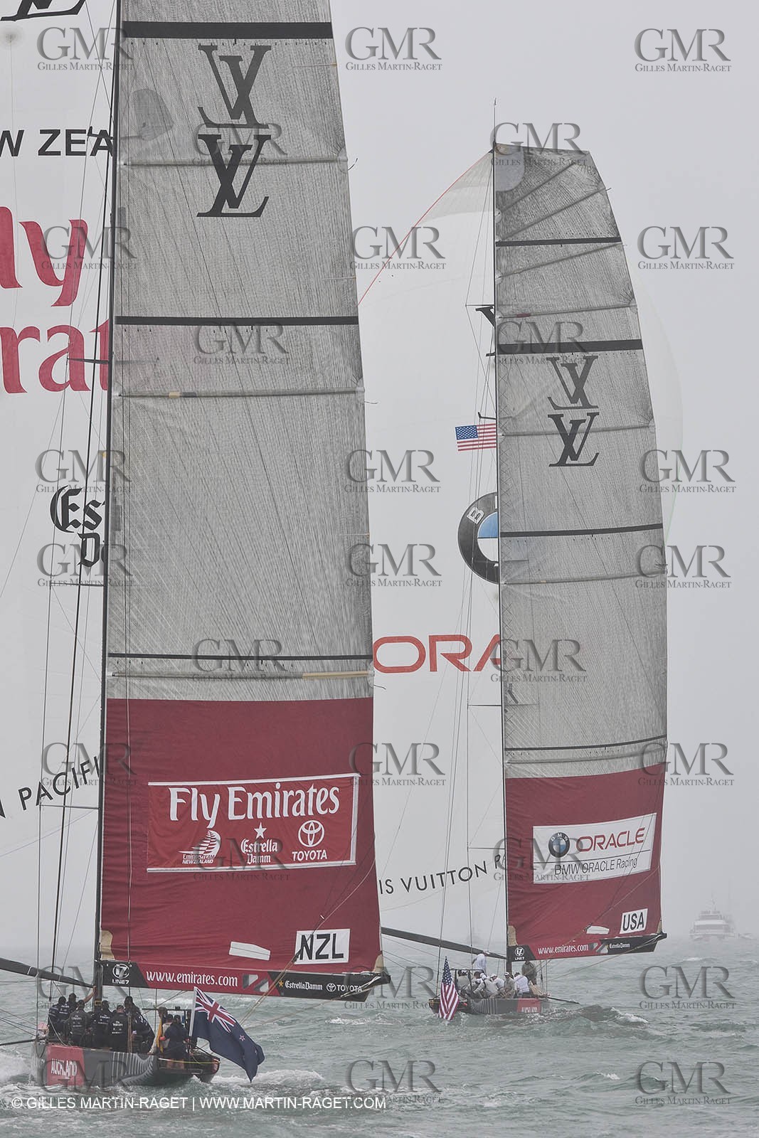 09 02 2009 - Auckland (NZL) -  Louis Vuitton Pacific Series -  Racing Day 9 - Round Robin 2