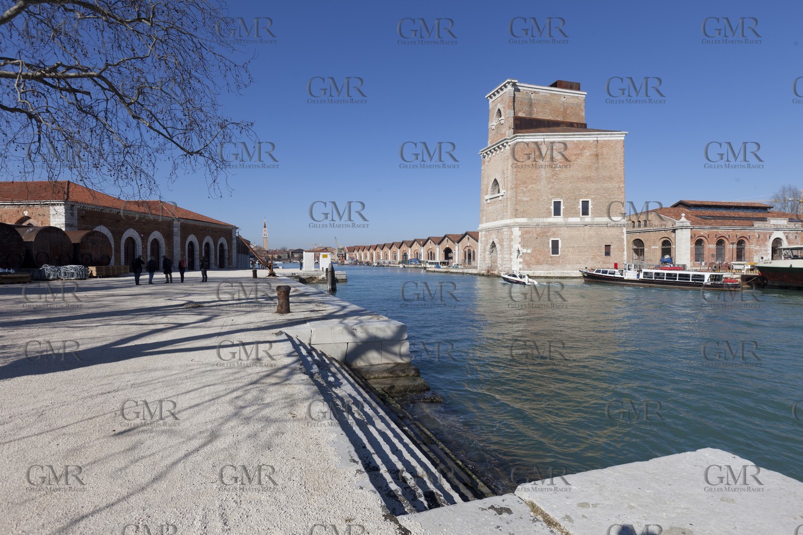 20 02 2012 - Venezia (ITA) - 34th America'sCup - Venezia 2012 America's Cup World Series - The Arsenale where the AC45 moorings, public village, media center and Club 45 will be located