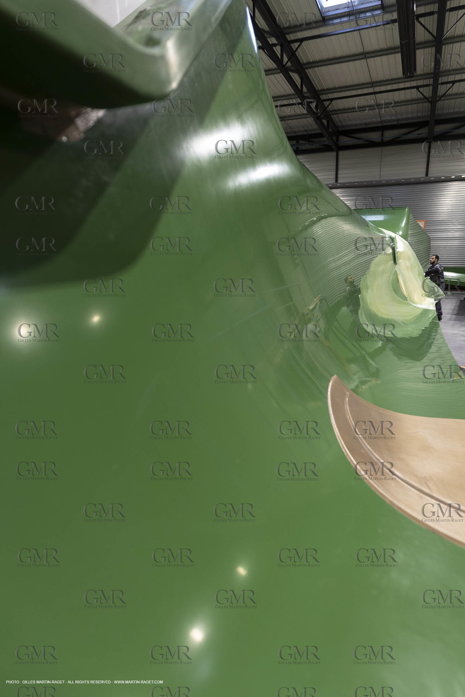 29 10 2018, La Grande Motte (FRA,30), Chantier Gunboat, construction du Gunboat 68