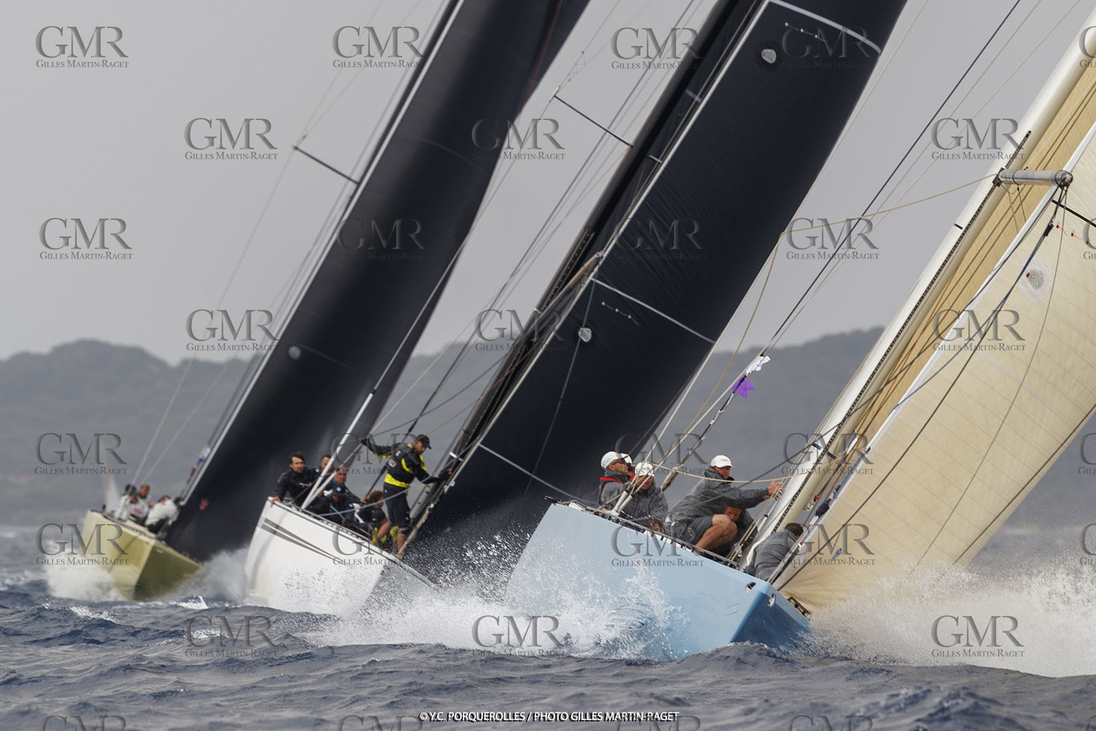 19 06 2024, Porquerolles Island (FRA), Championnat du monde des 12 m JI 2024, Race Day 1