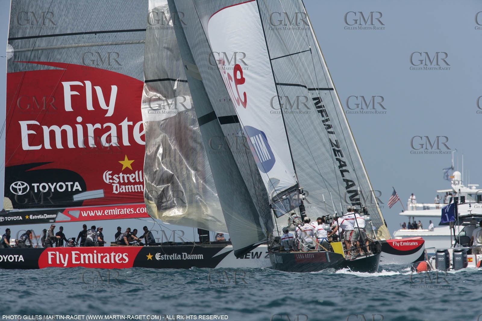 06 06 2007-Valencia (Spain)- 32nd America's Cup - Louis Vuitton Cup Final - Day 5