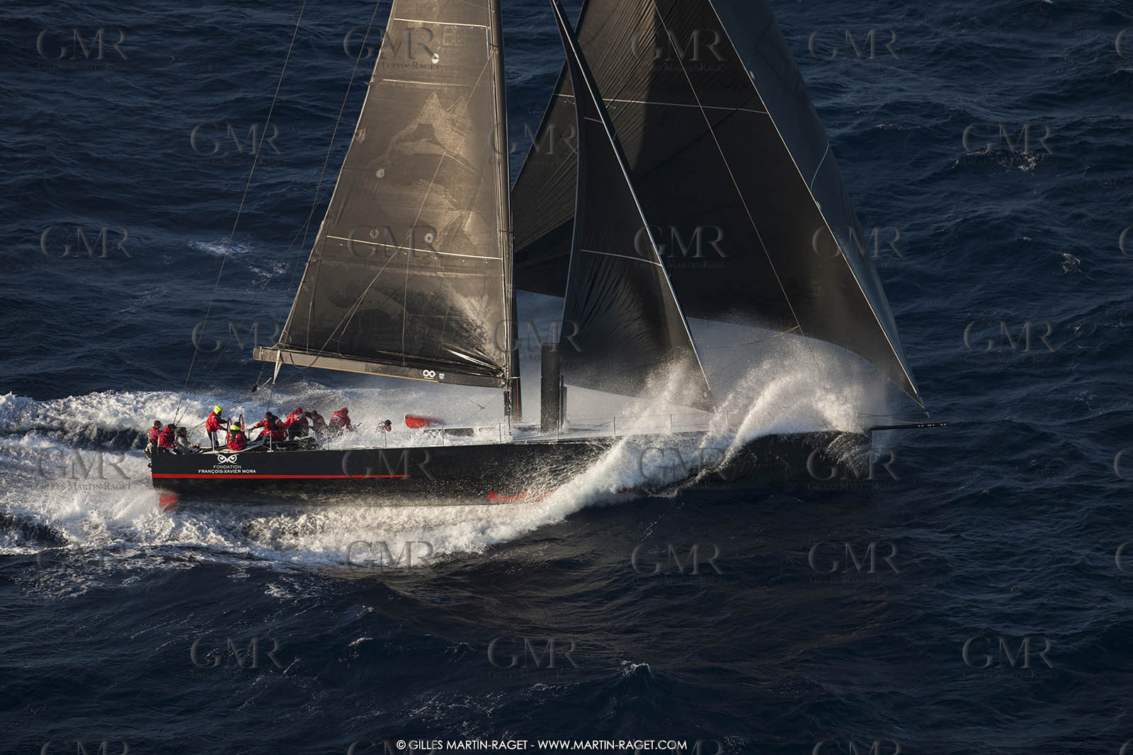 09 10 2017, Calvi (FRA,20), VOR 70 Babsy, Tentative de record autour de la Corse à la voile, skipper Franck Cammas