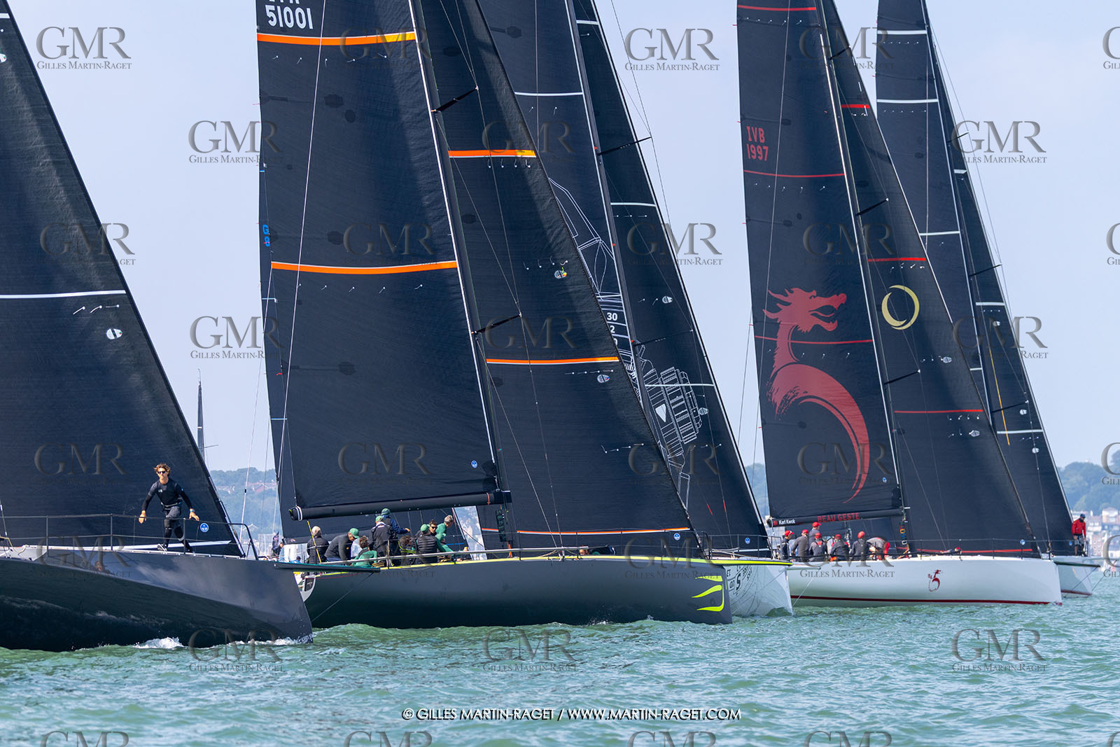 24 07 2025, Cowes (UK, IOW), Admiral's Cup 2025, Inshore races 3 & 4, Django WR51, Yacht Club Costa Smeralda (ITA)