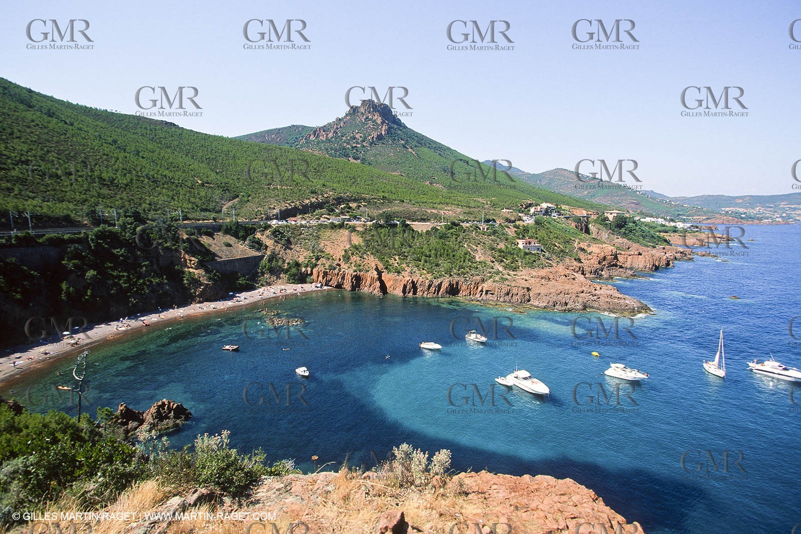 France - Côte d'Azur - Esterel cliffs