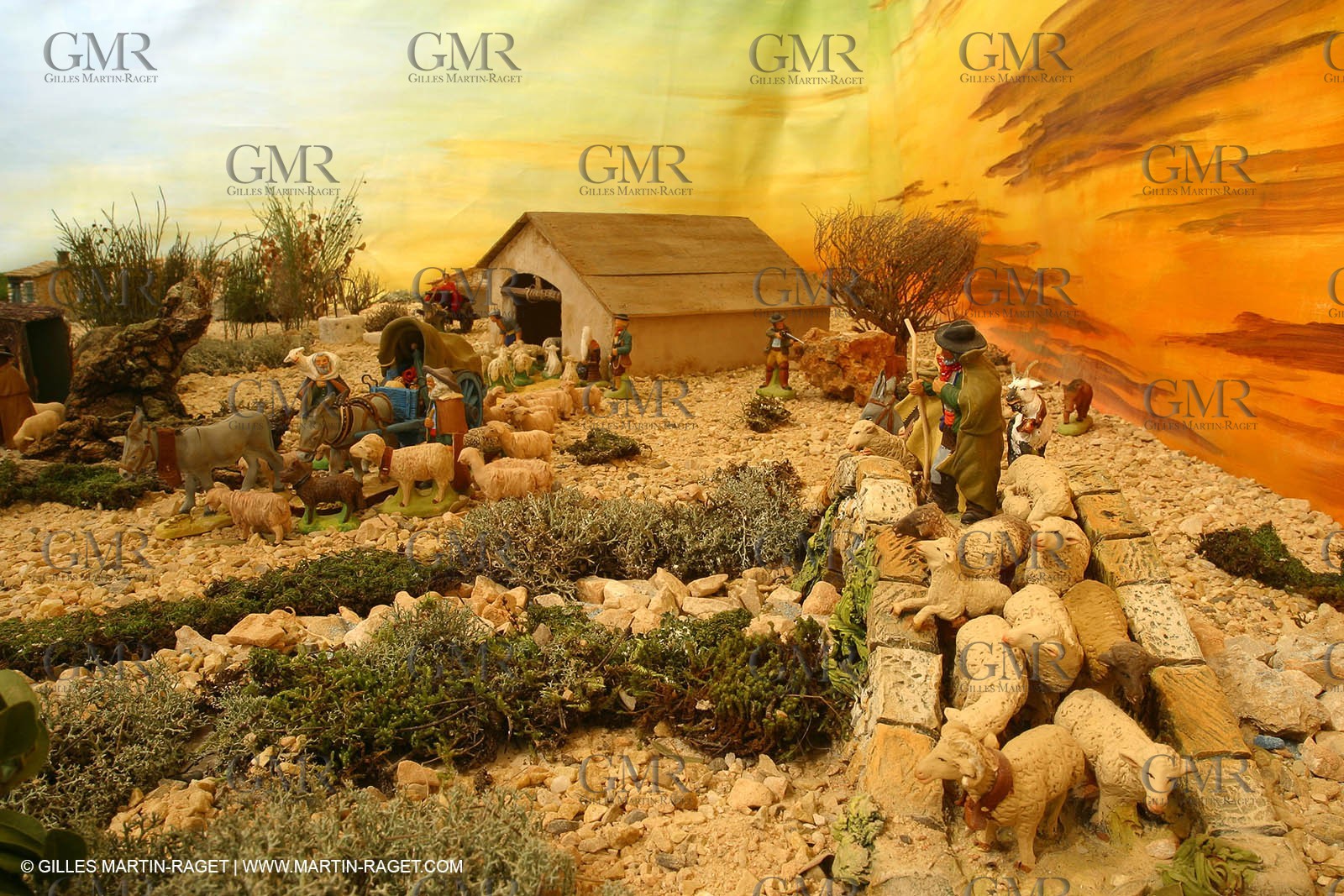 Great crib from les Saintes Maries de la mer (FRA, 13) for Christmas, December 2010