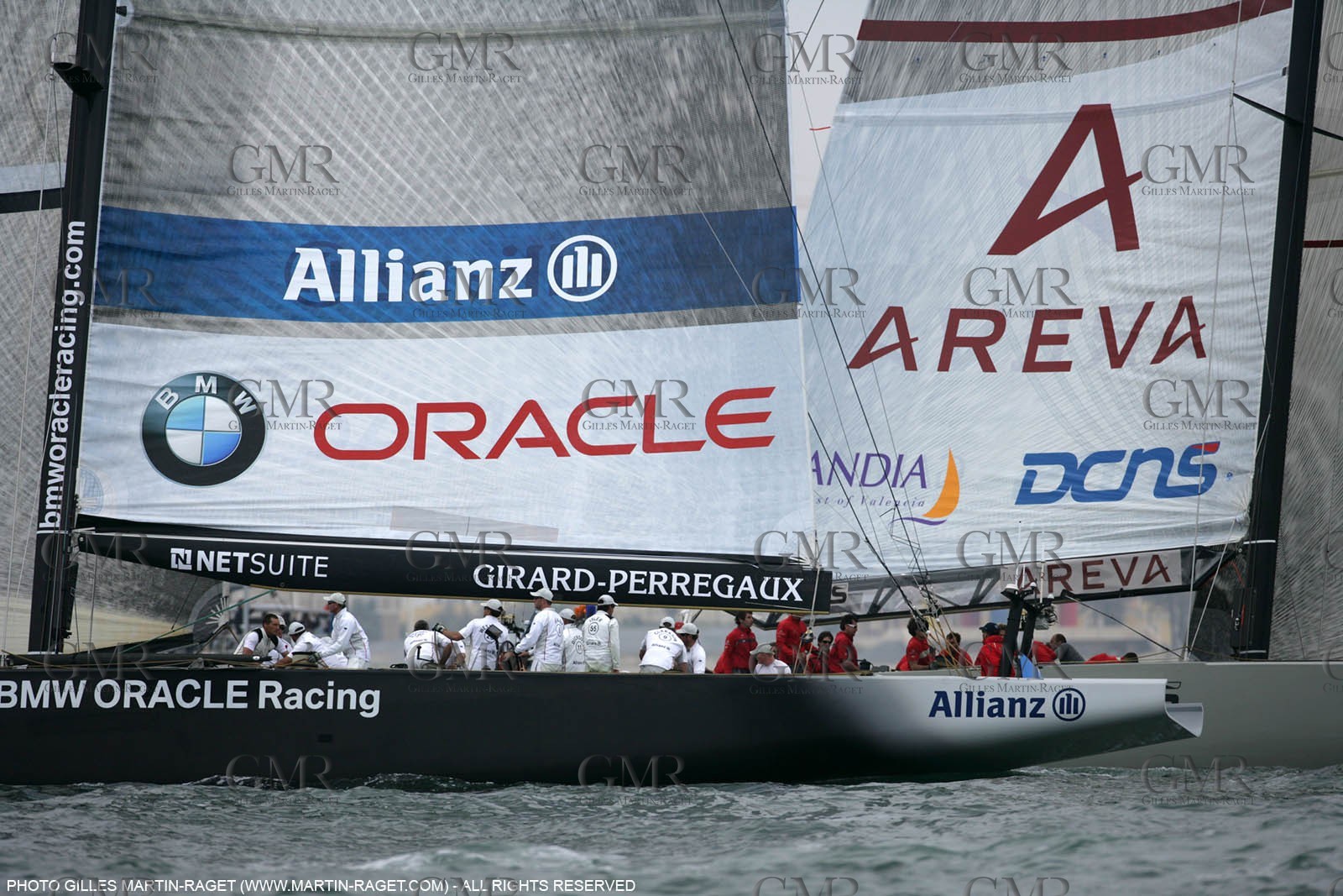 25 04 2007-Valencia (Spain)- 32nd America's Cup - Louis Vuitton Cup - RR1 - Day 10 - BMW ORACLE Racing