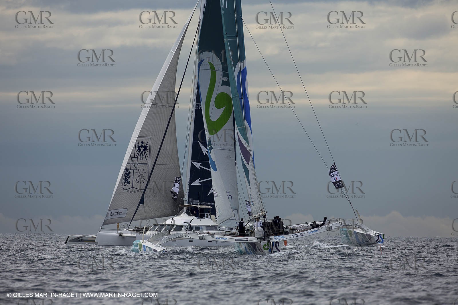 29 09 2012 - Marseille (FRA,13) - Alpari World Match Race Tour - Match Race France 2012 - Day 5 - Final Ian Williams (GBR) Vs William Tiller (NZL)