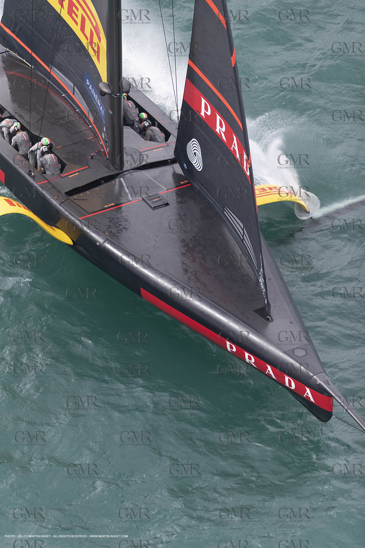 10 12 2020 - Auckland (NZL) - 36th America's Cup - Practice Sessions - Day 2 -Luna Rossa Prada Pirelli Team