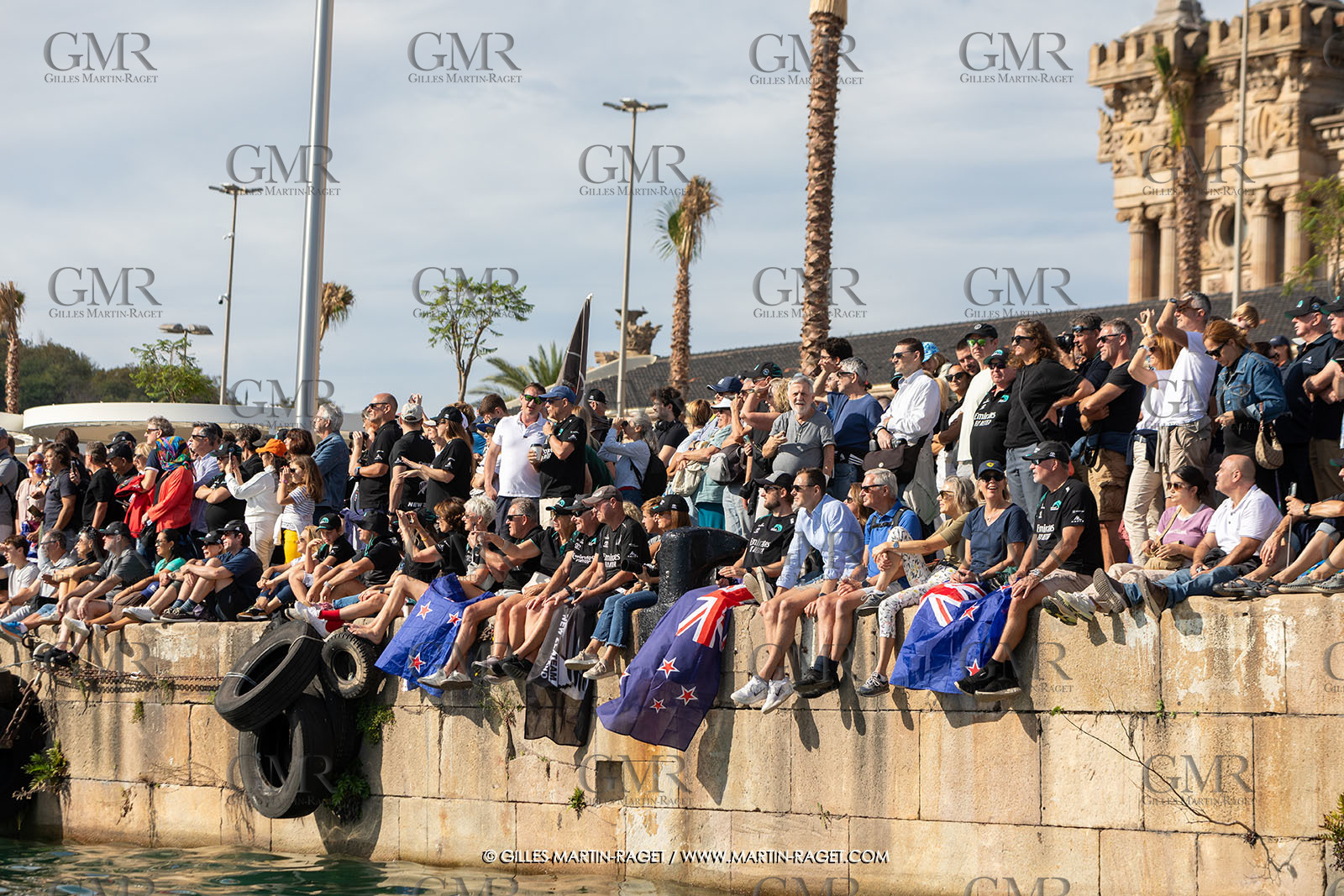 19 10 2024, Barcelona (ESP), Louis Vuitton 37th America's Cup, Final Match, Race Day 6, Dock out