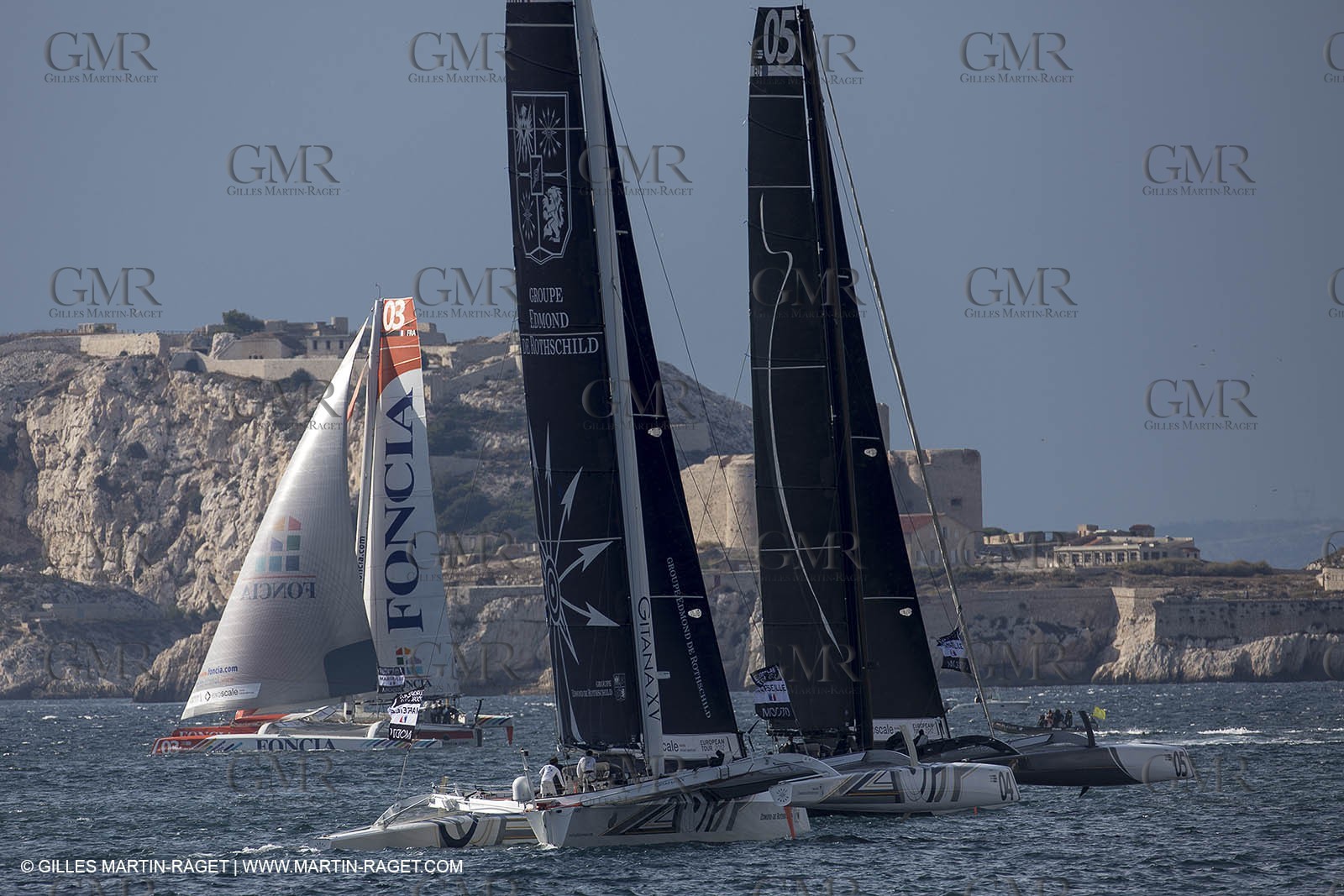 29 09 2012 - Marseille (FRA,13) - Alpari World Match Race Tour - Match Race France 2012 - Day 5 - Final Ian Williams (GBR) Vs William Tiller (NZL)