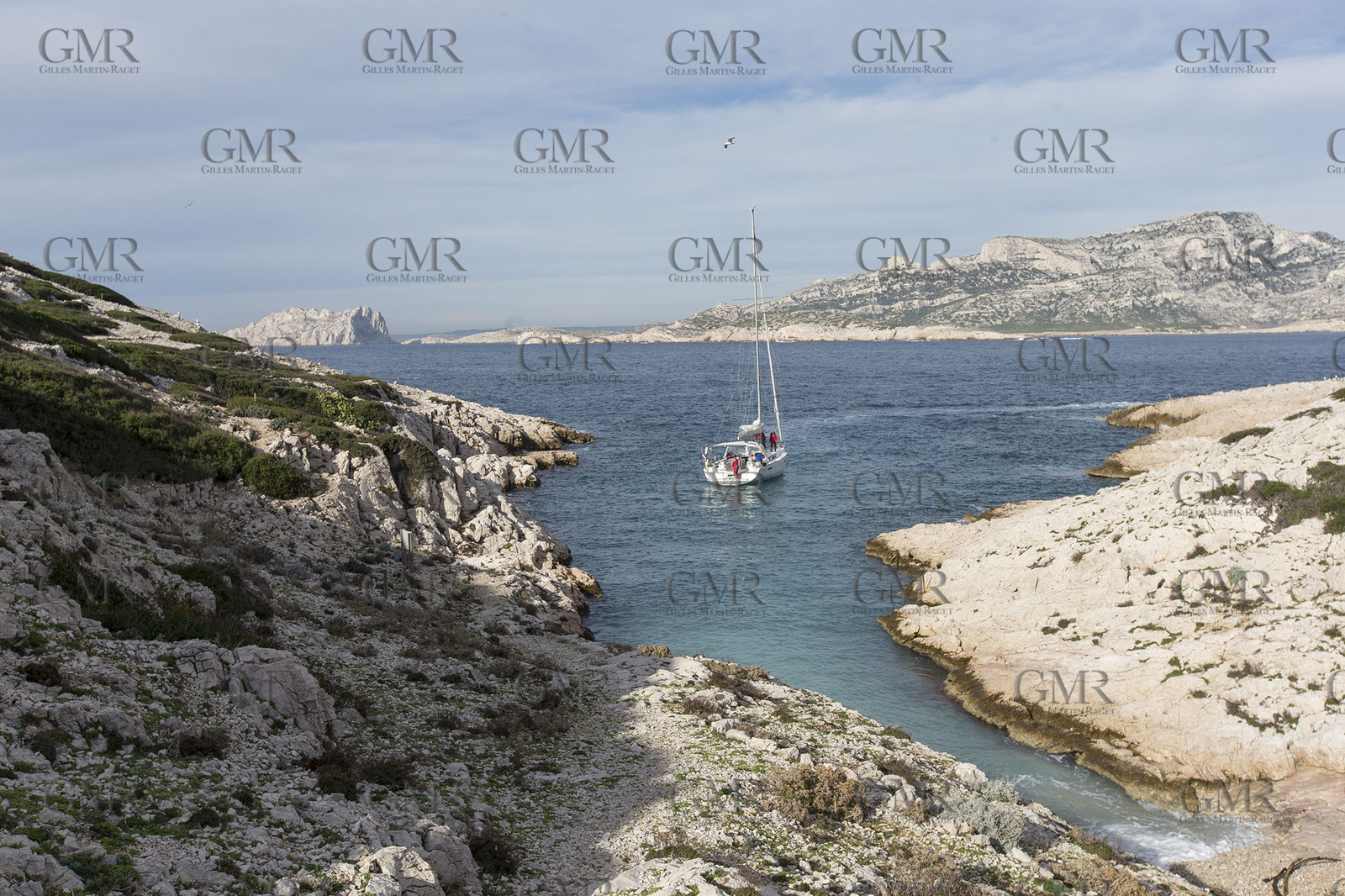 08 01 2016, Marseille (FRA, 13), Cruising in winter in the Calanques