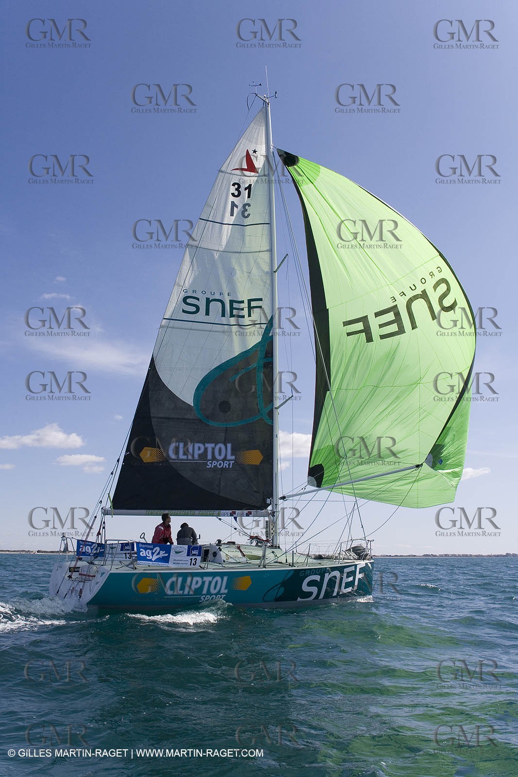 27 03 08- La Grande Motte- (FRA,34) Transat AG2R 2008- Jean-Paul Mouren- Laurent Pellecuer