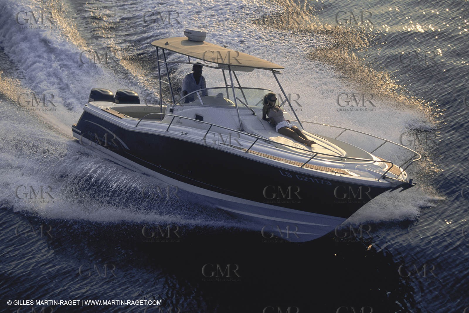 Moteur, croisière, Powerboating, cruising