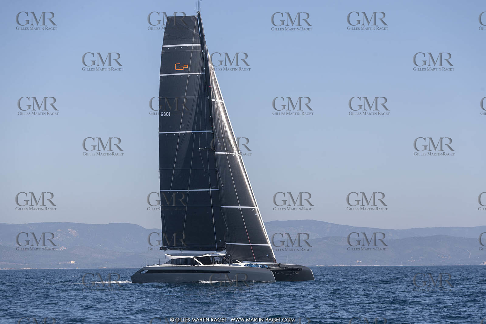 16 02 2019, Porquerolles (FRA,83), Gunboat 68 sail testing  3